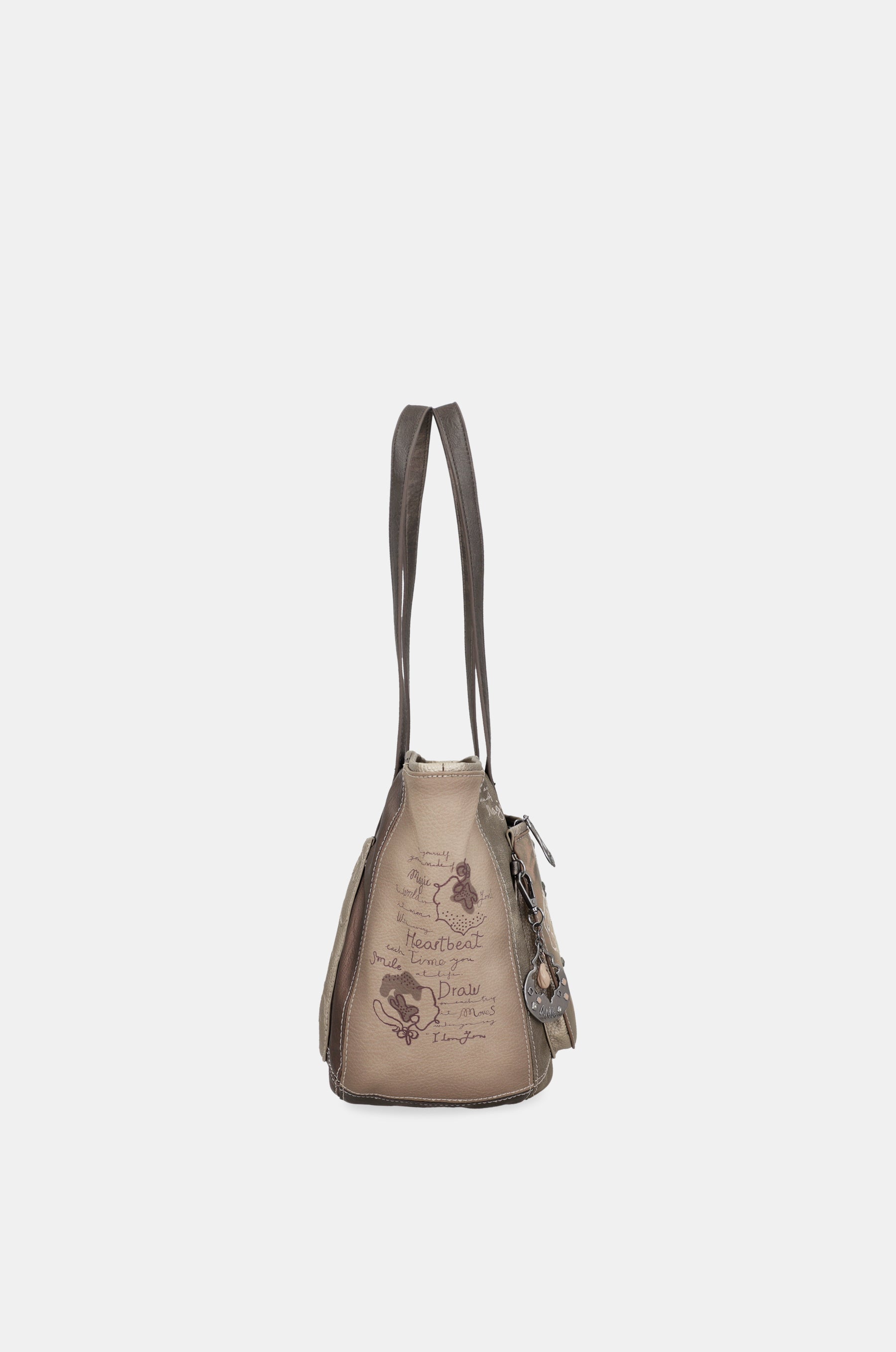 Real large shoulder bag