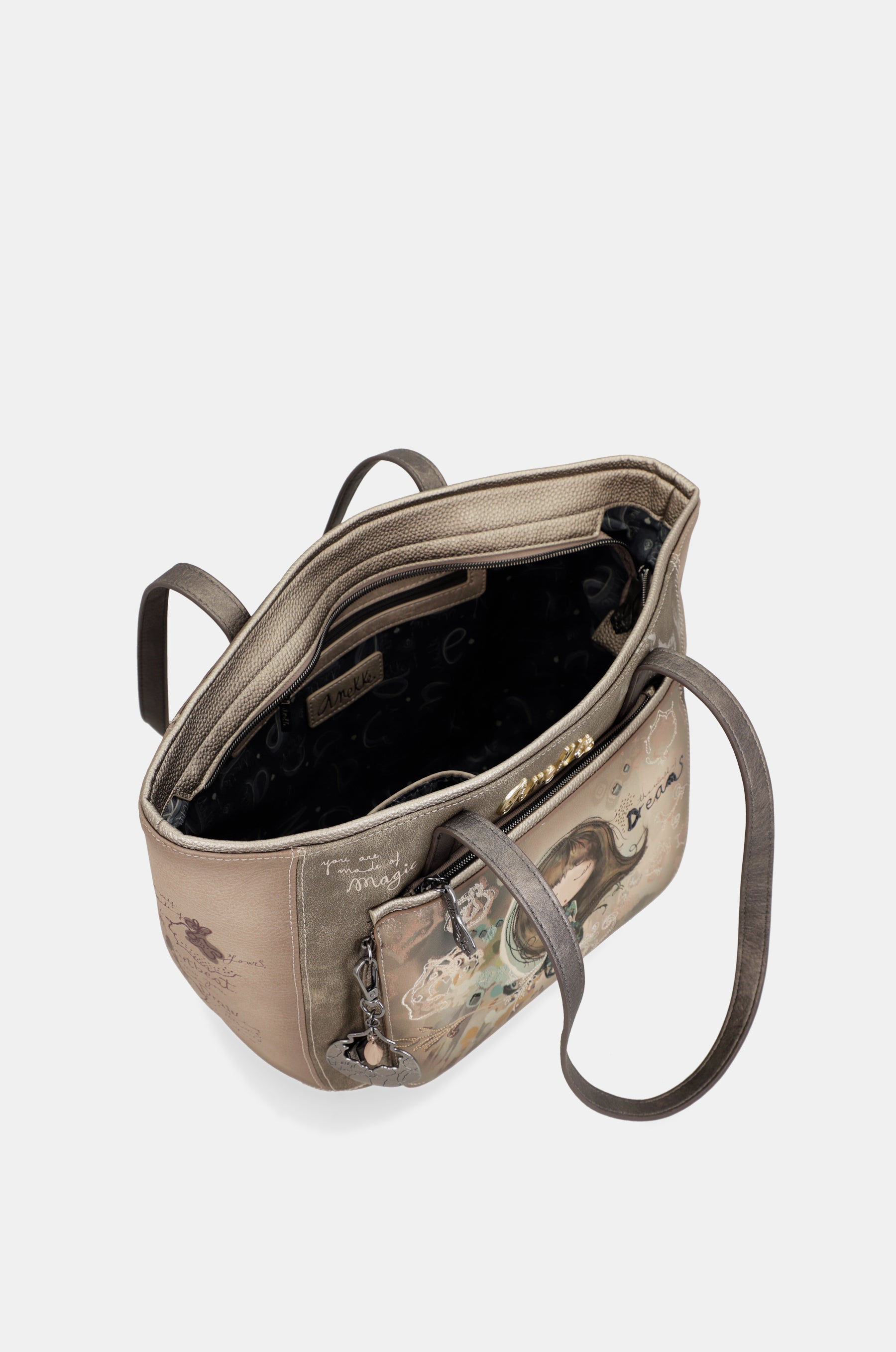 Real large shoulder bag