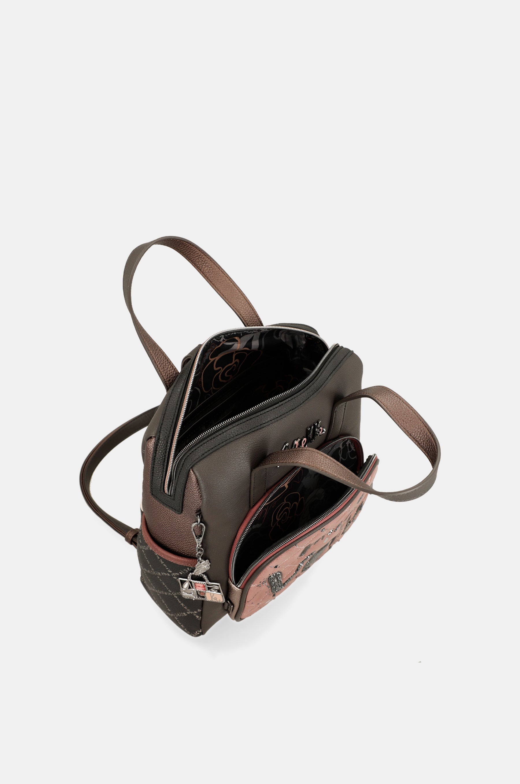 Parisian short-handle medium backpack