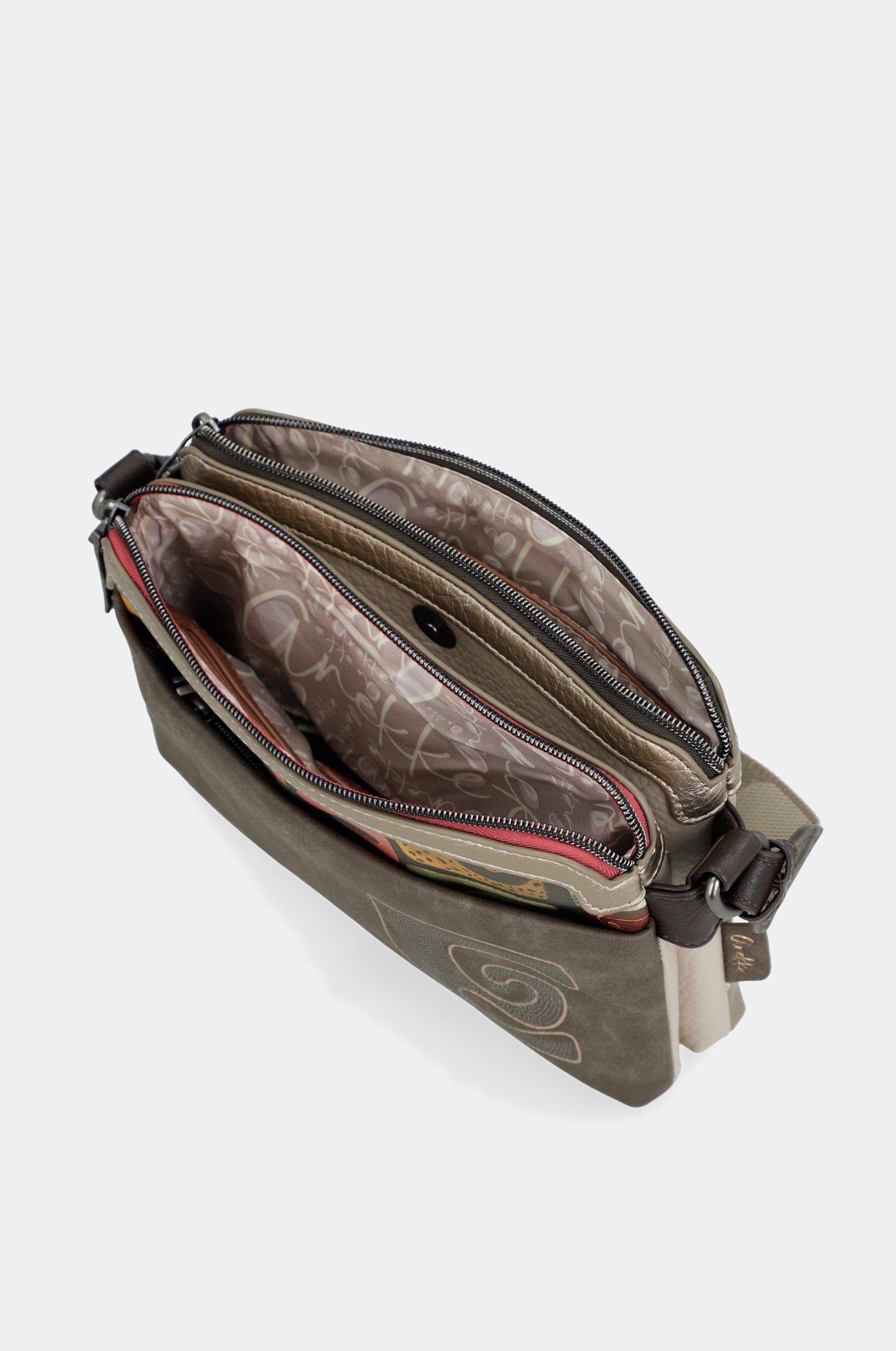 Triple-compartment crossbody bag Muse