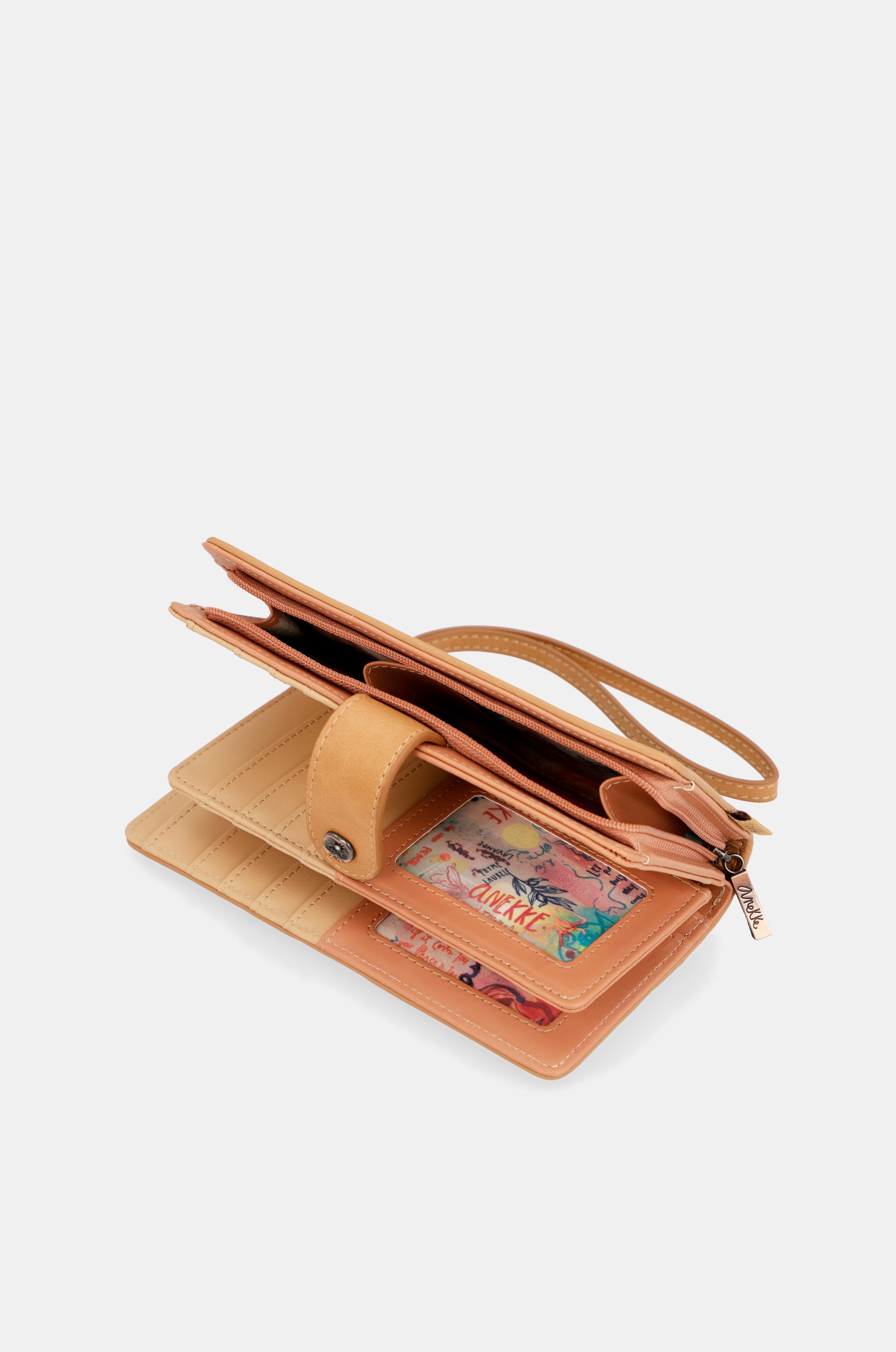 Coral black Large wallet
