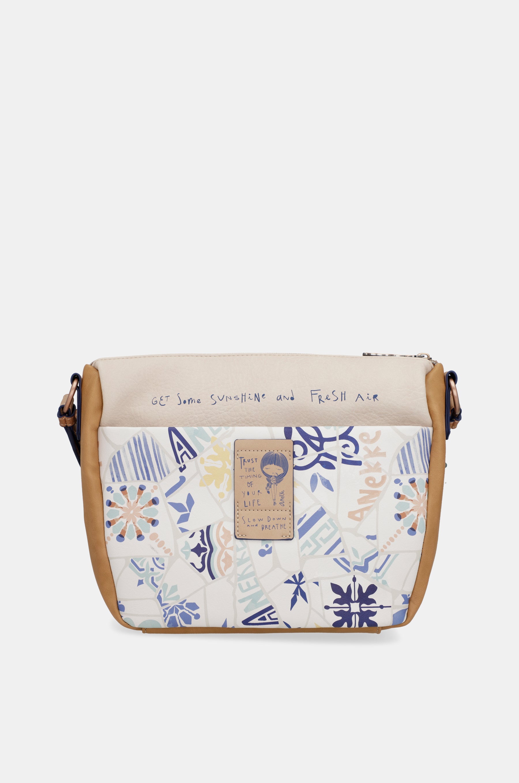Sunrise Tile print shoulder bag Anekke