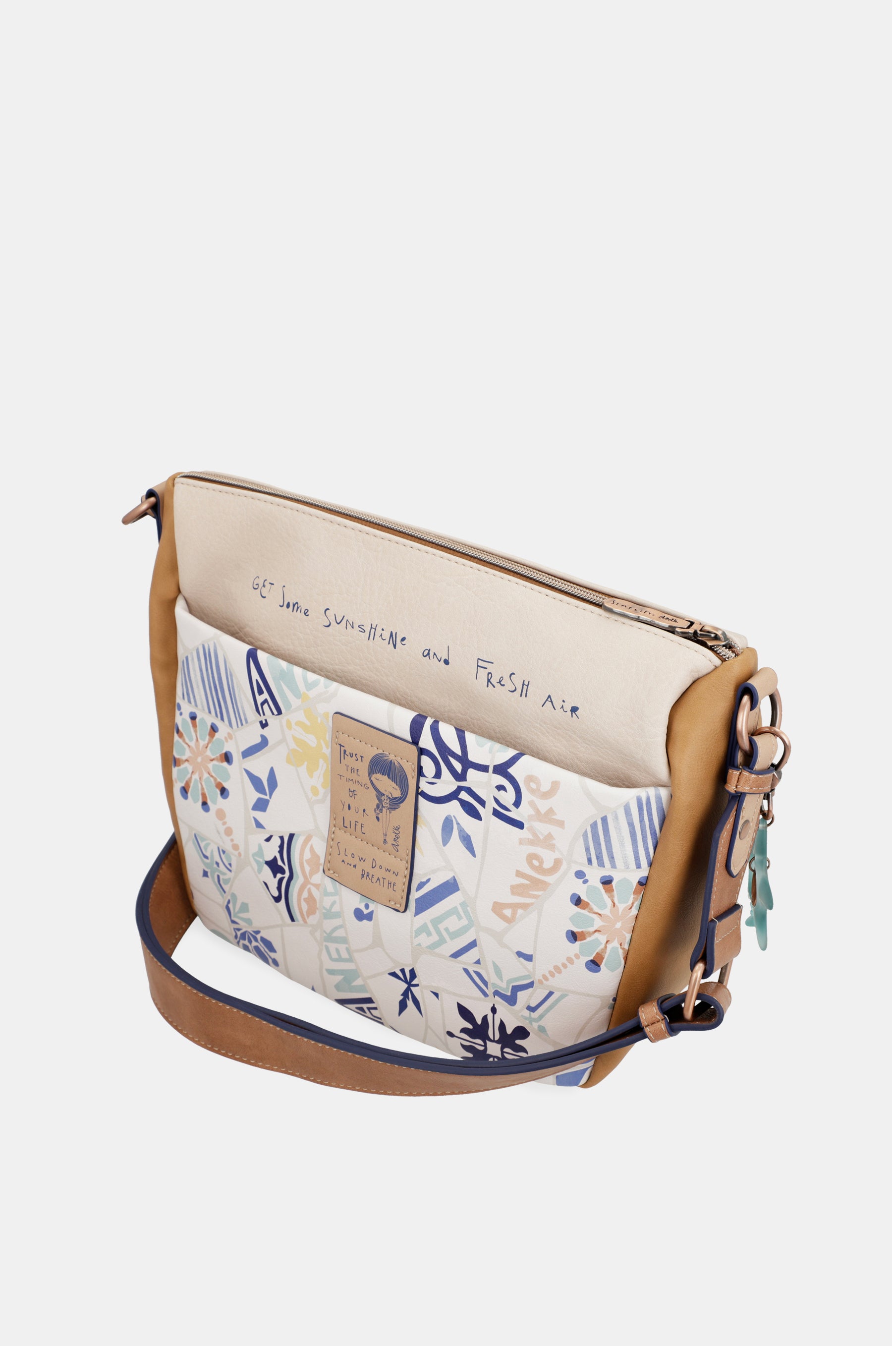Sunrise Tile print shoulder bag Anekke