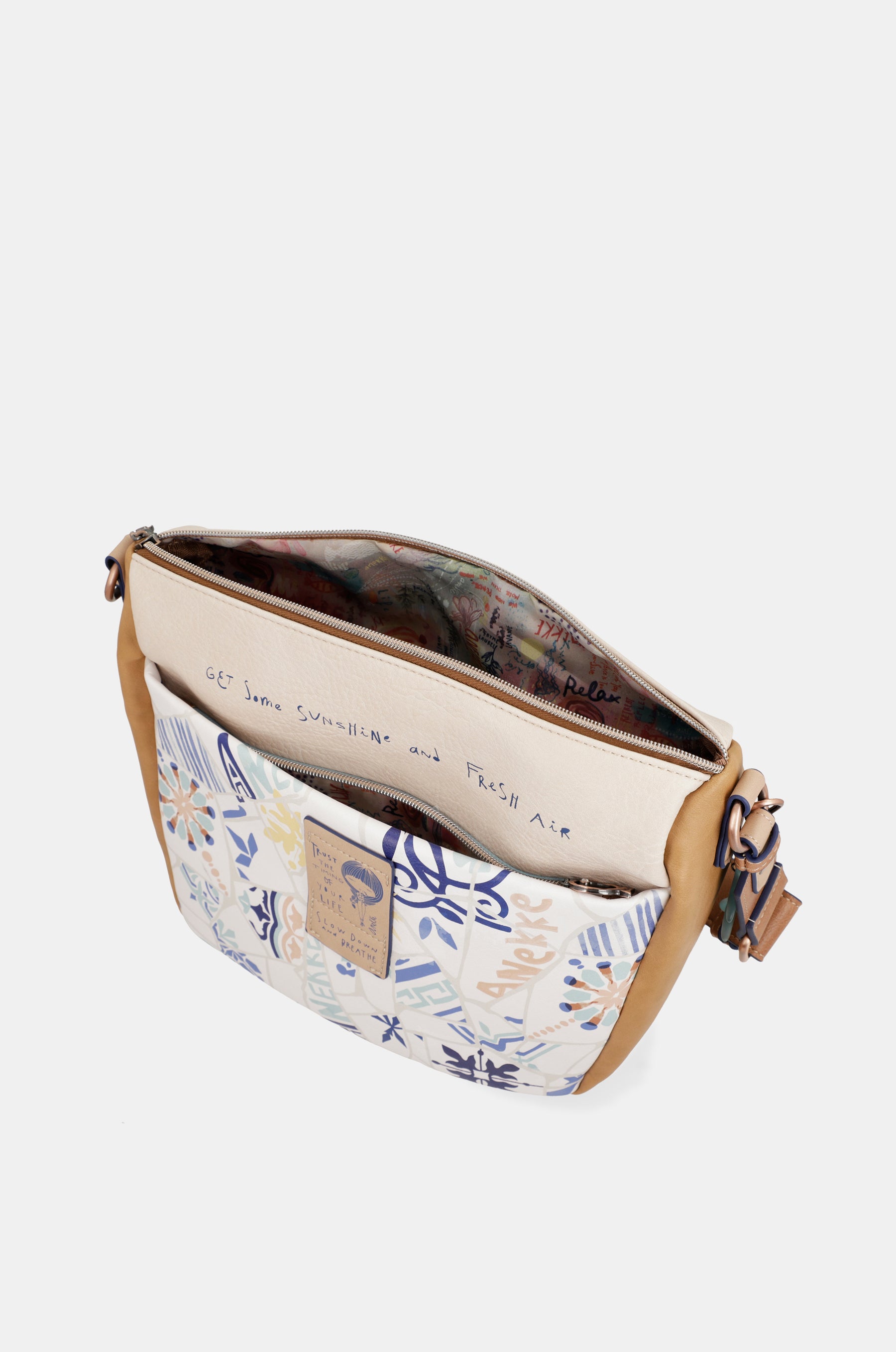Sunrise Tile print shoulder bag Anekke