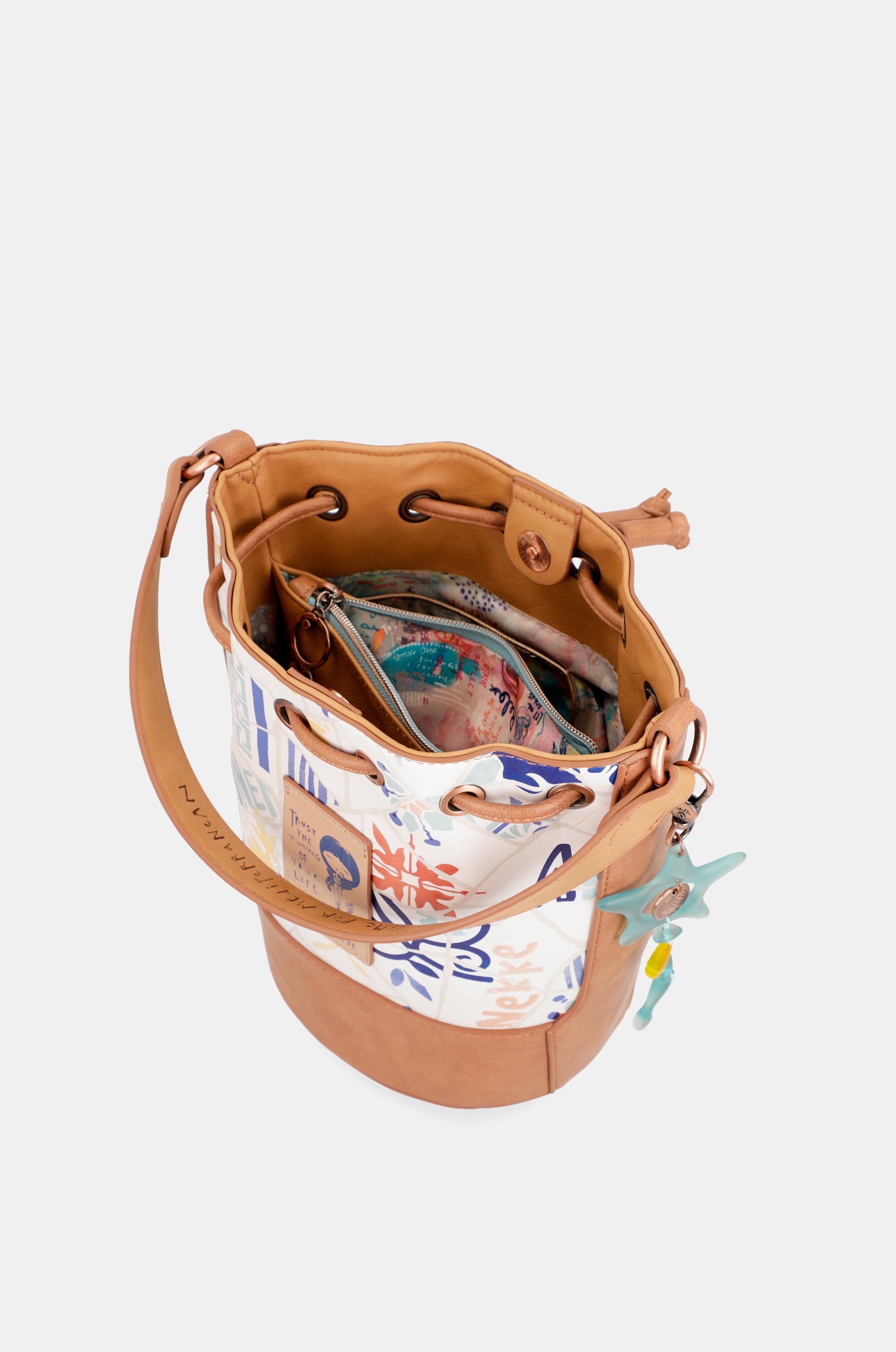 Sunrise Triple Compartment Shoulder Bag