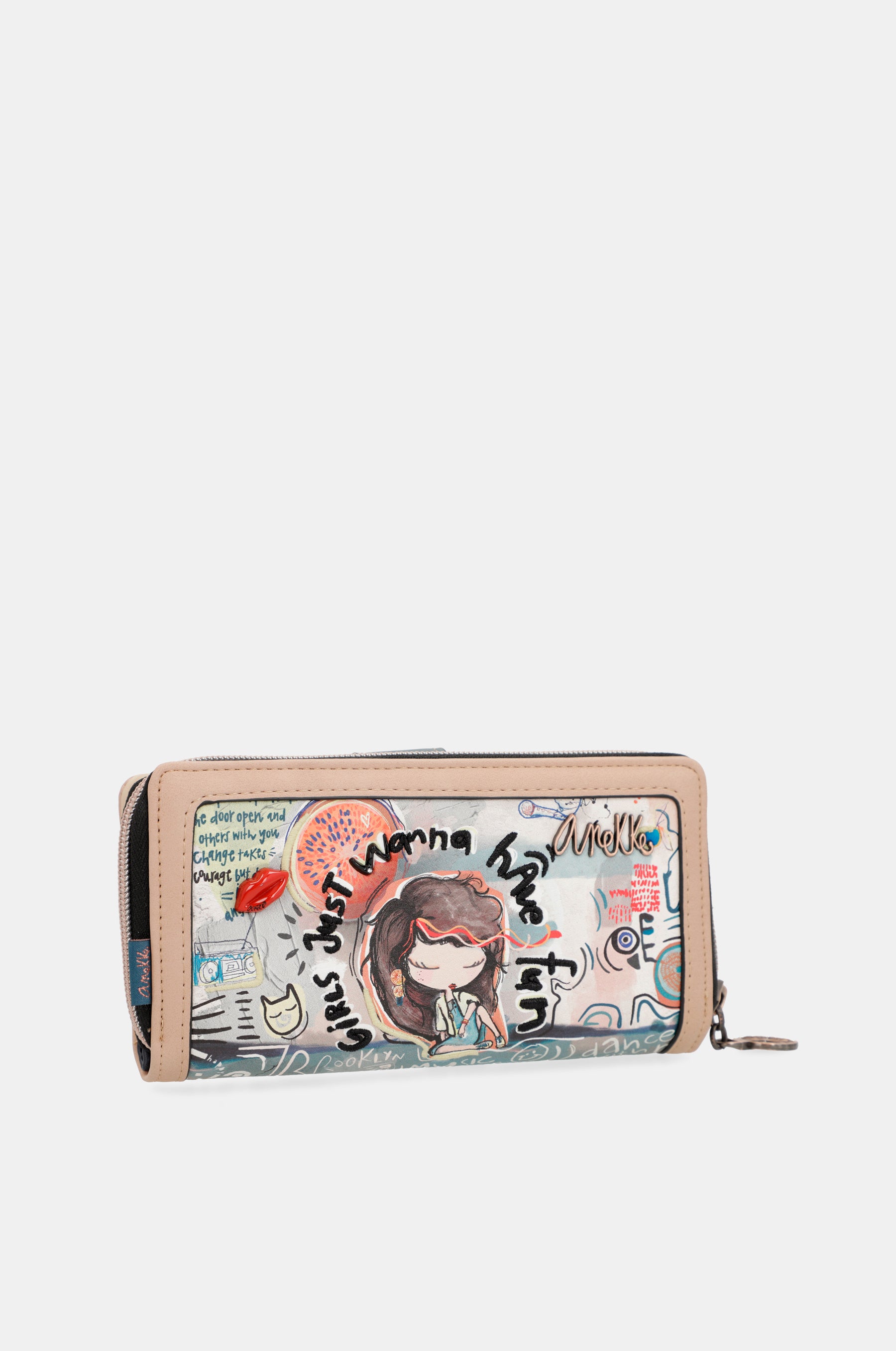 Fun & Music large printed wallet