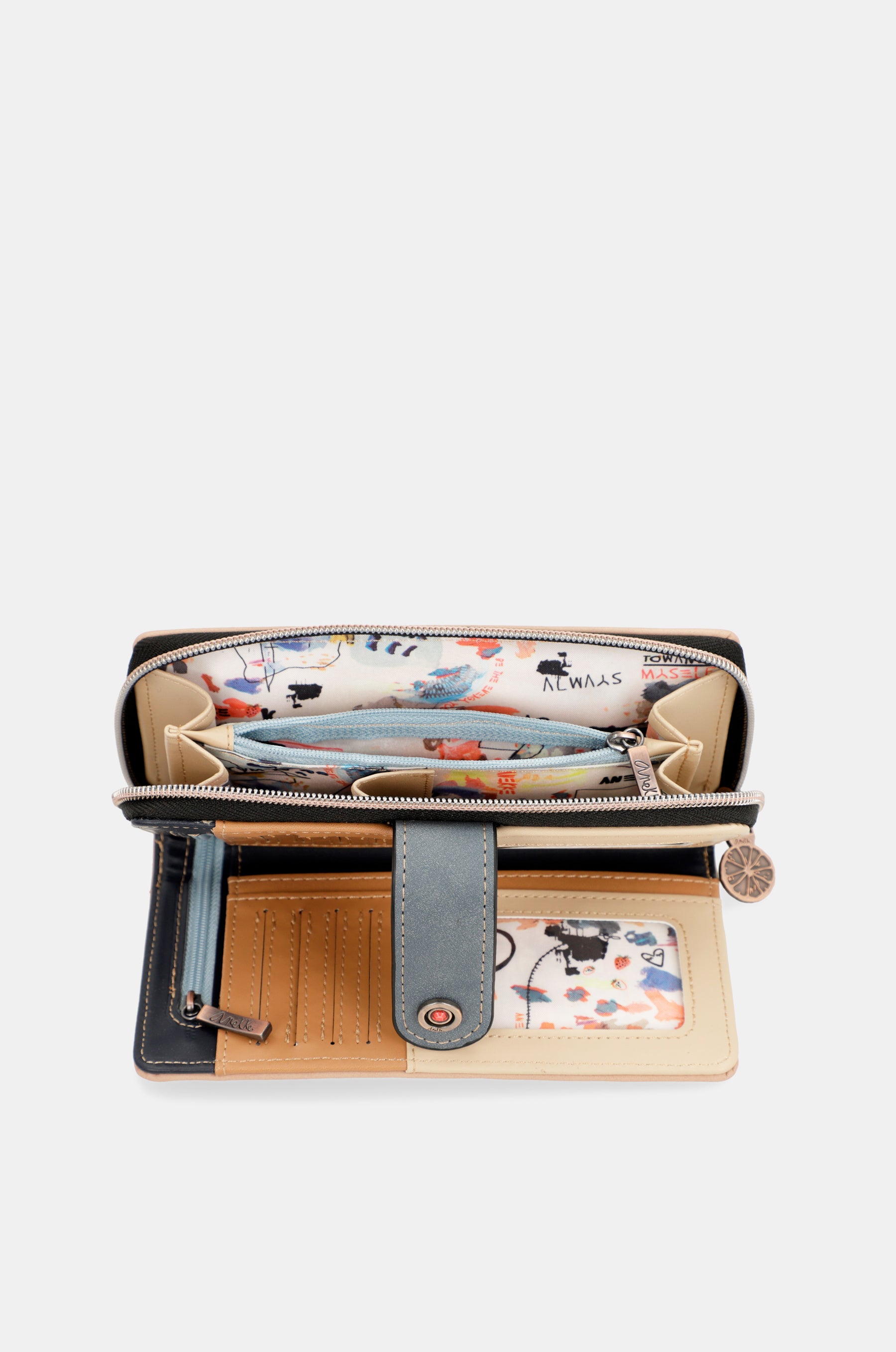 Fun & Music large printed wallet