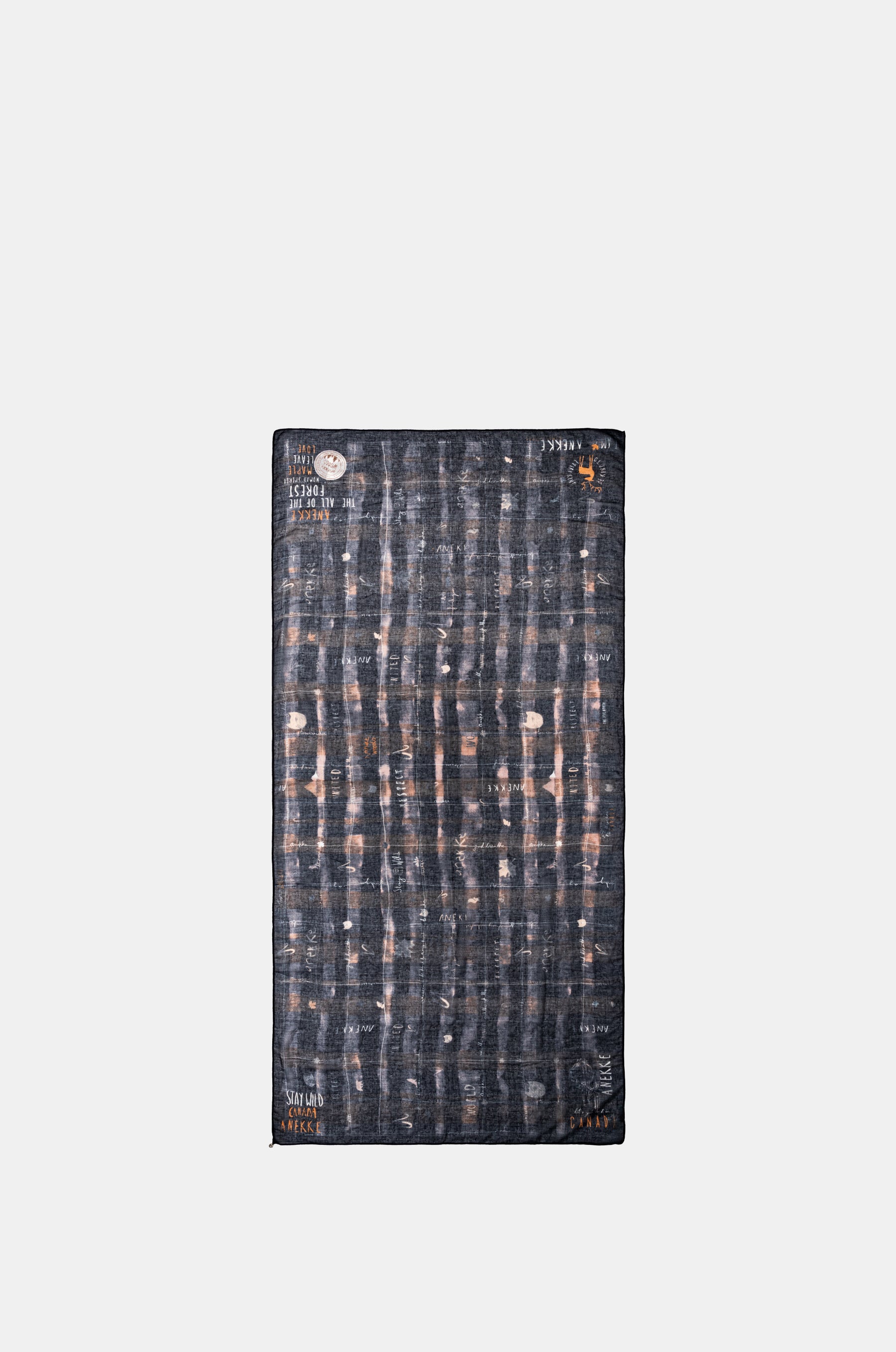 The Forest scarf brown