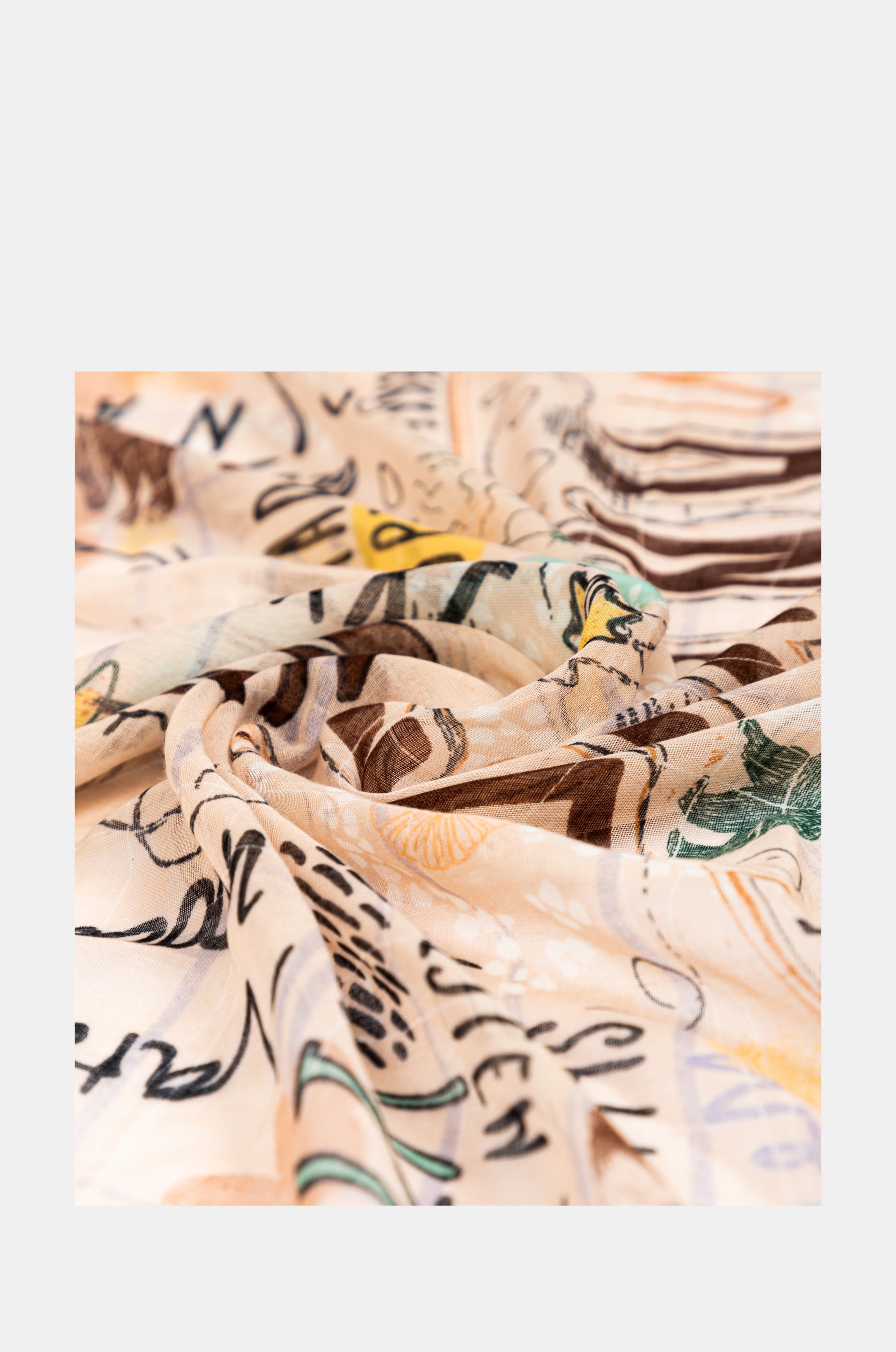 Light moose scarf