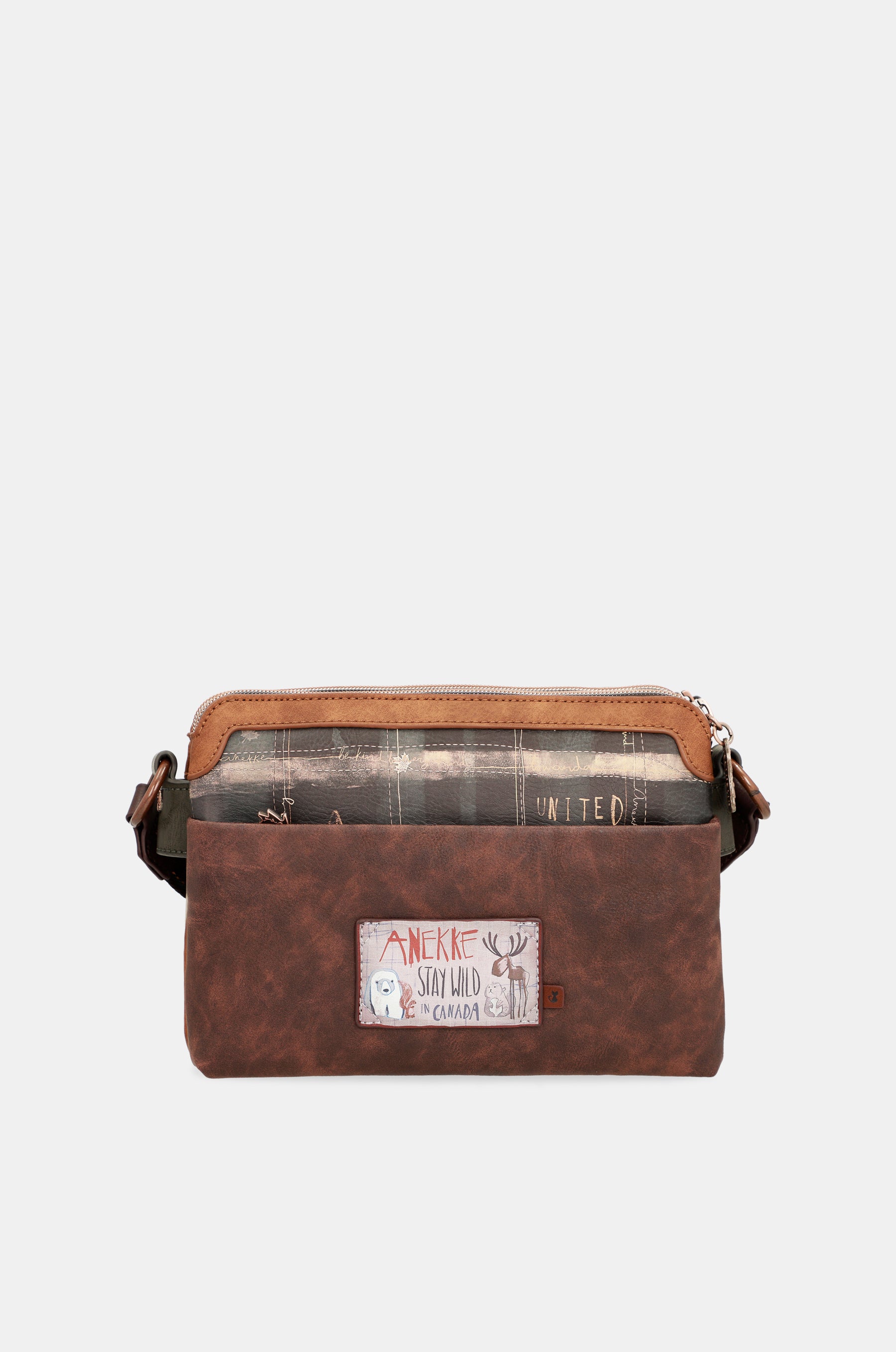The Forest double compartment shoulder bag