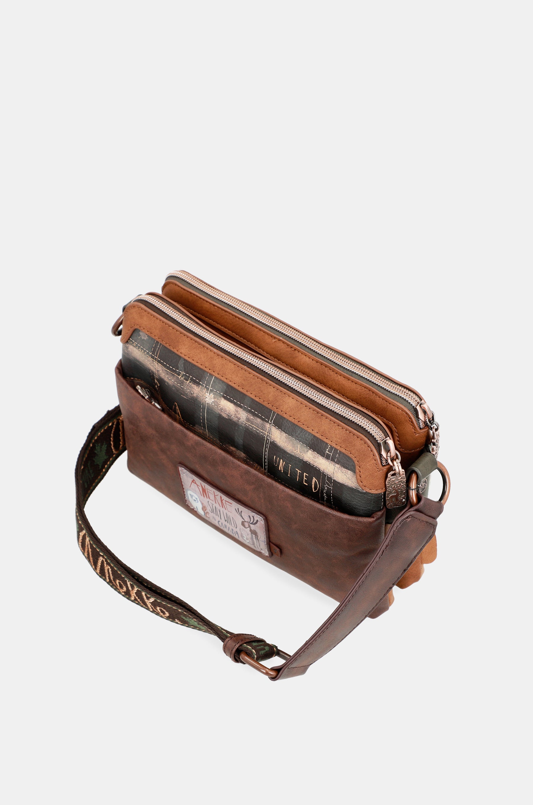 The Forest double compartment shoulder bag