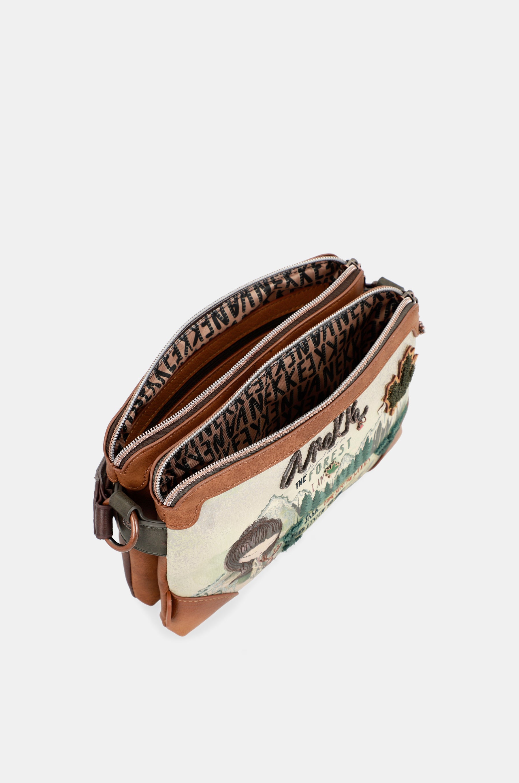 The Forest double compartment shoulder bag