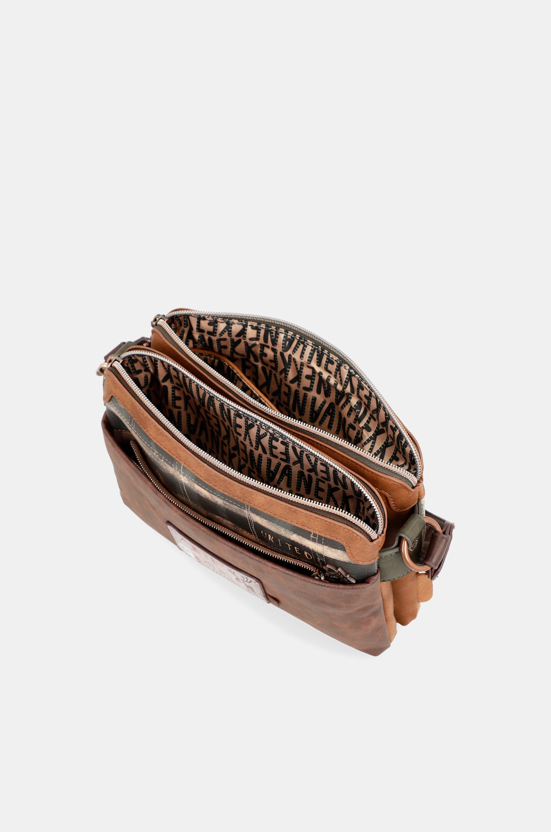 The Forest double compartment shoulder bag