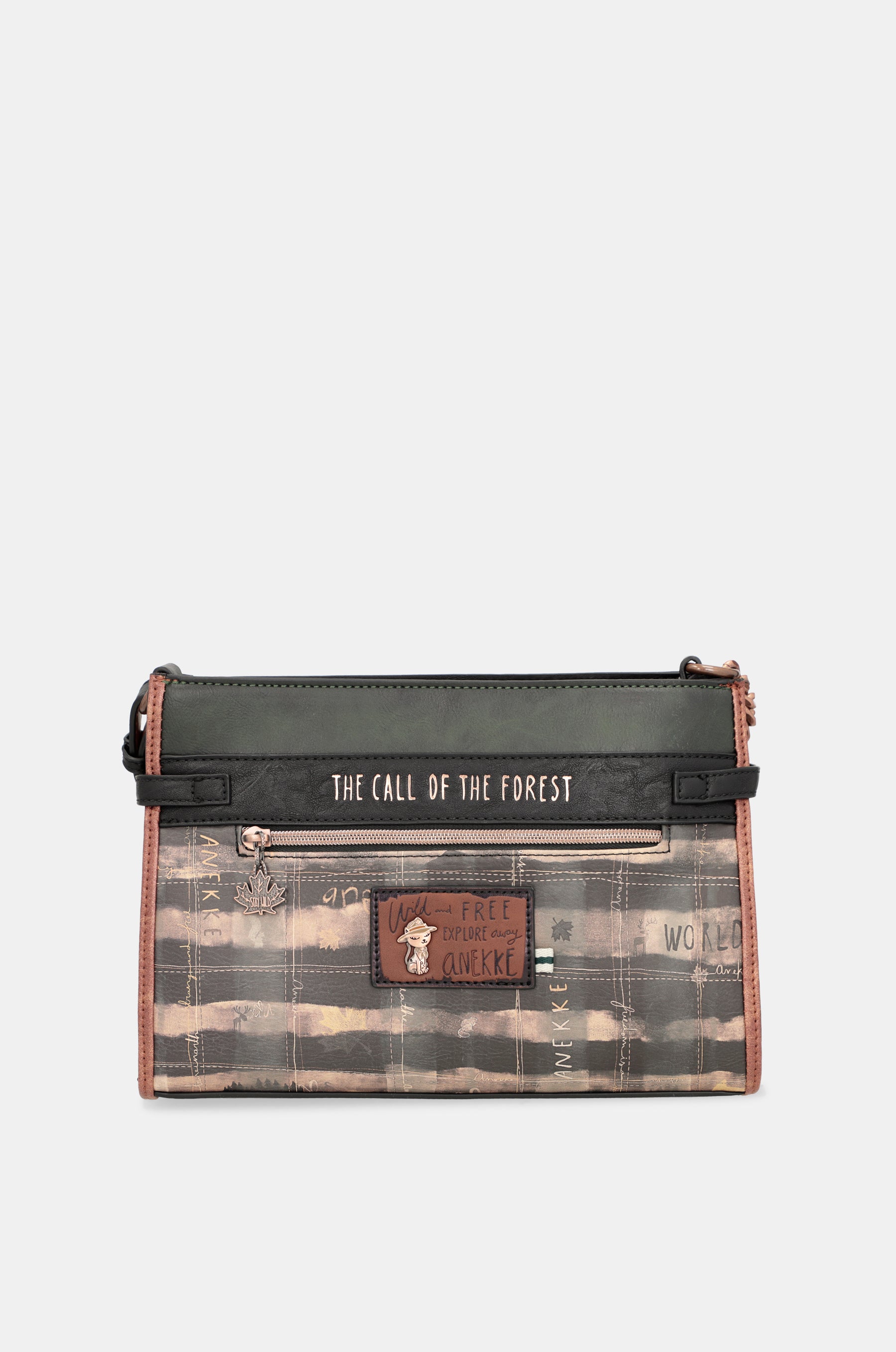 The Forest shoulder bag with metallic appliqués
