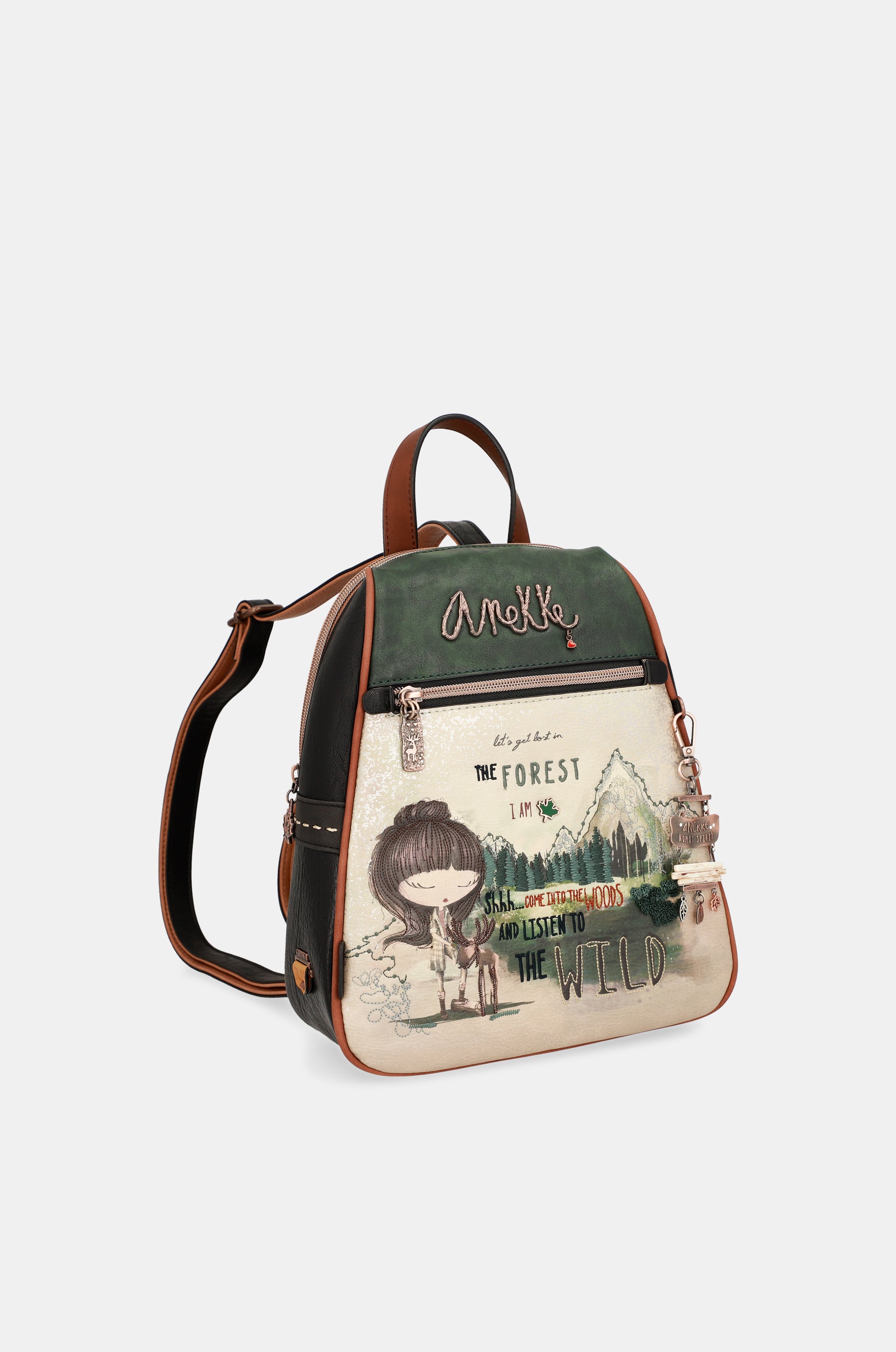 The Forest triangular backpack