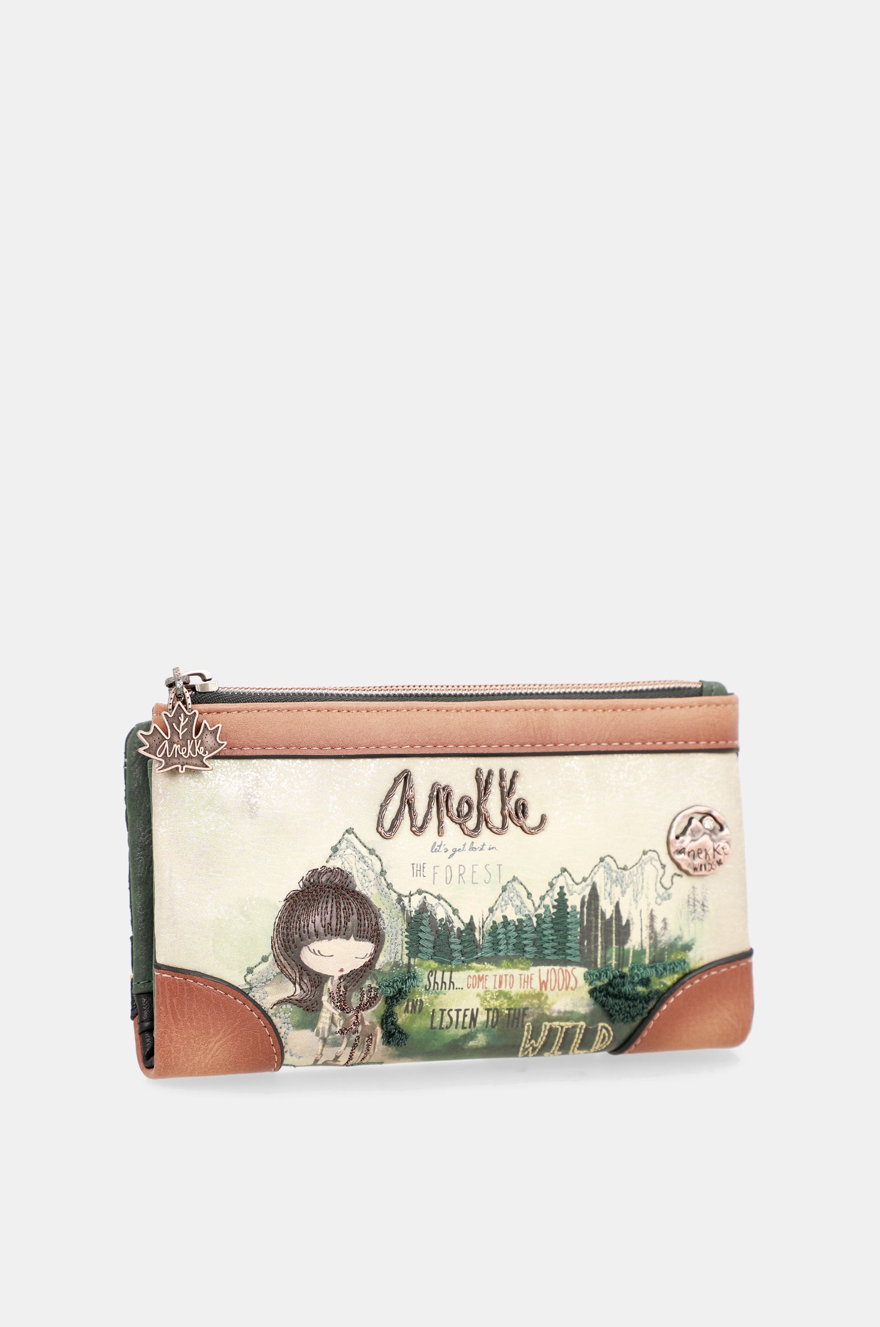 The Forest large flexible material wallet