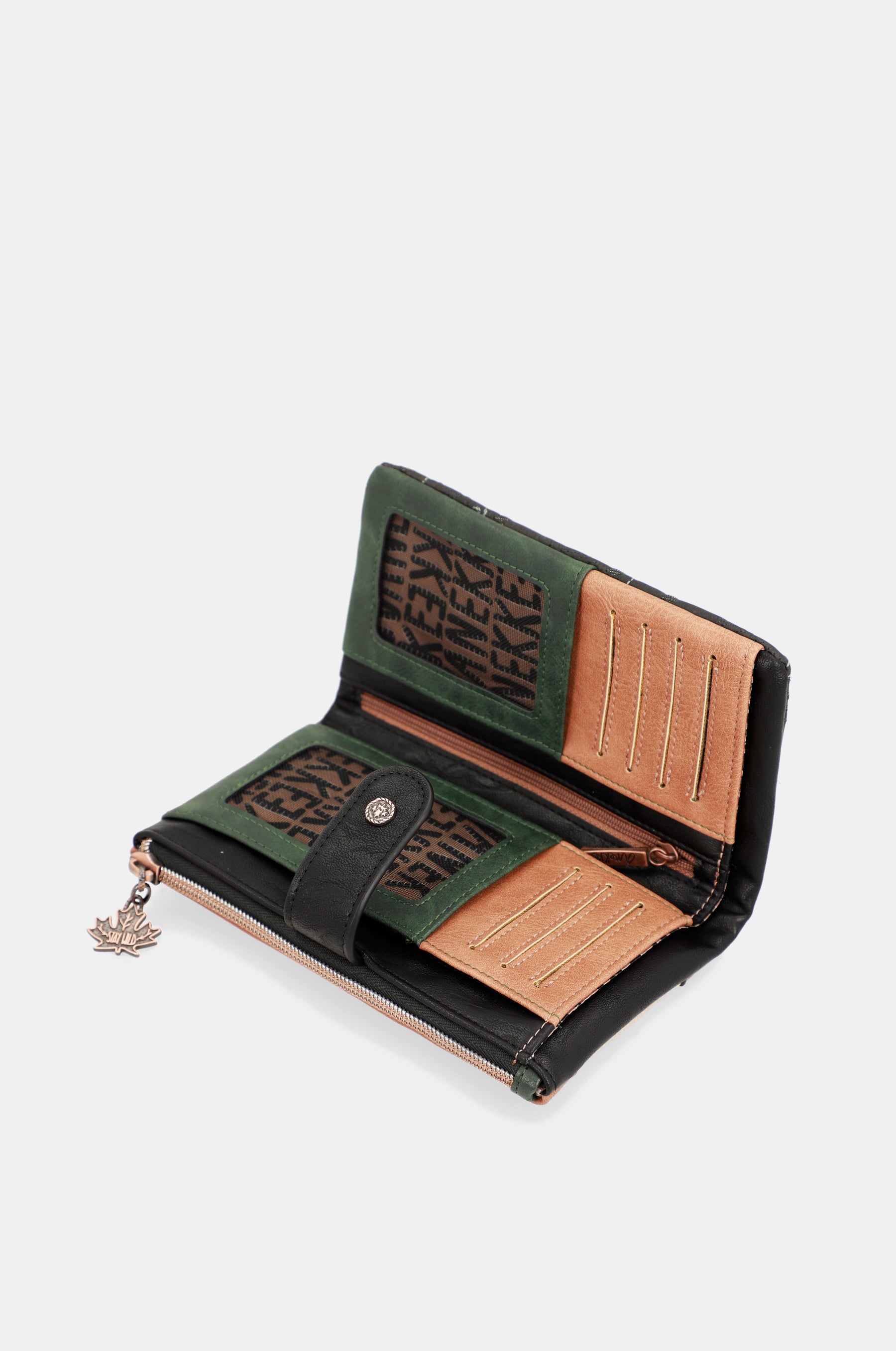 The Forest large flexible material wallet