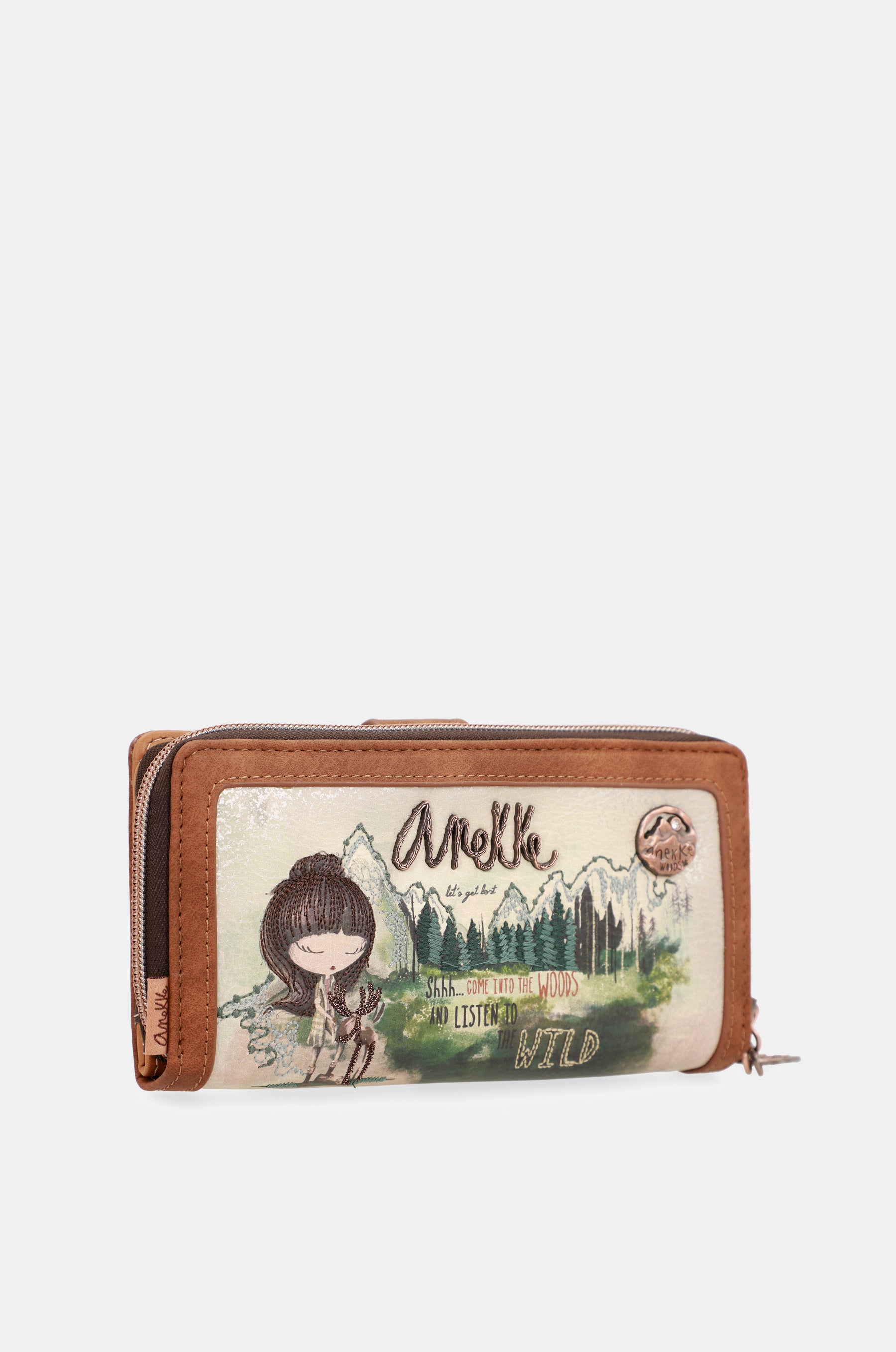 The Forest large printed wallet