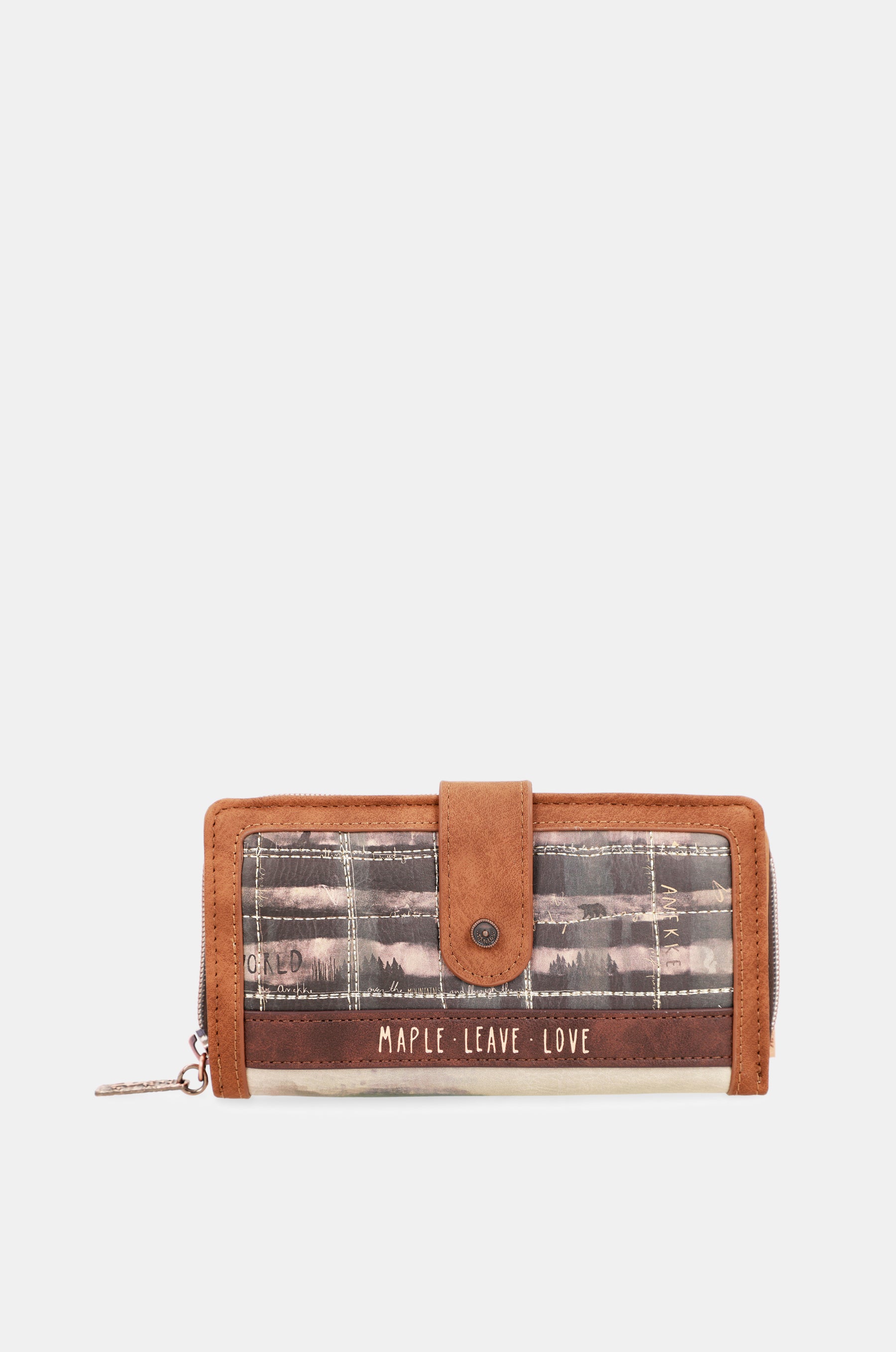 The Forest large printed wallet