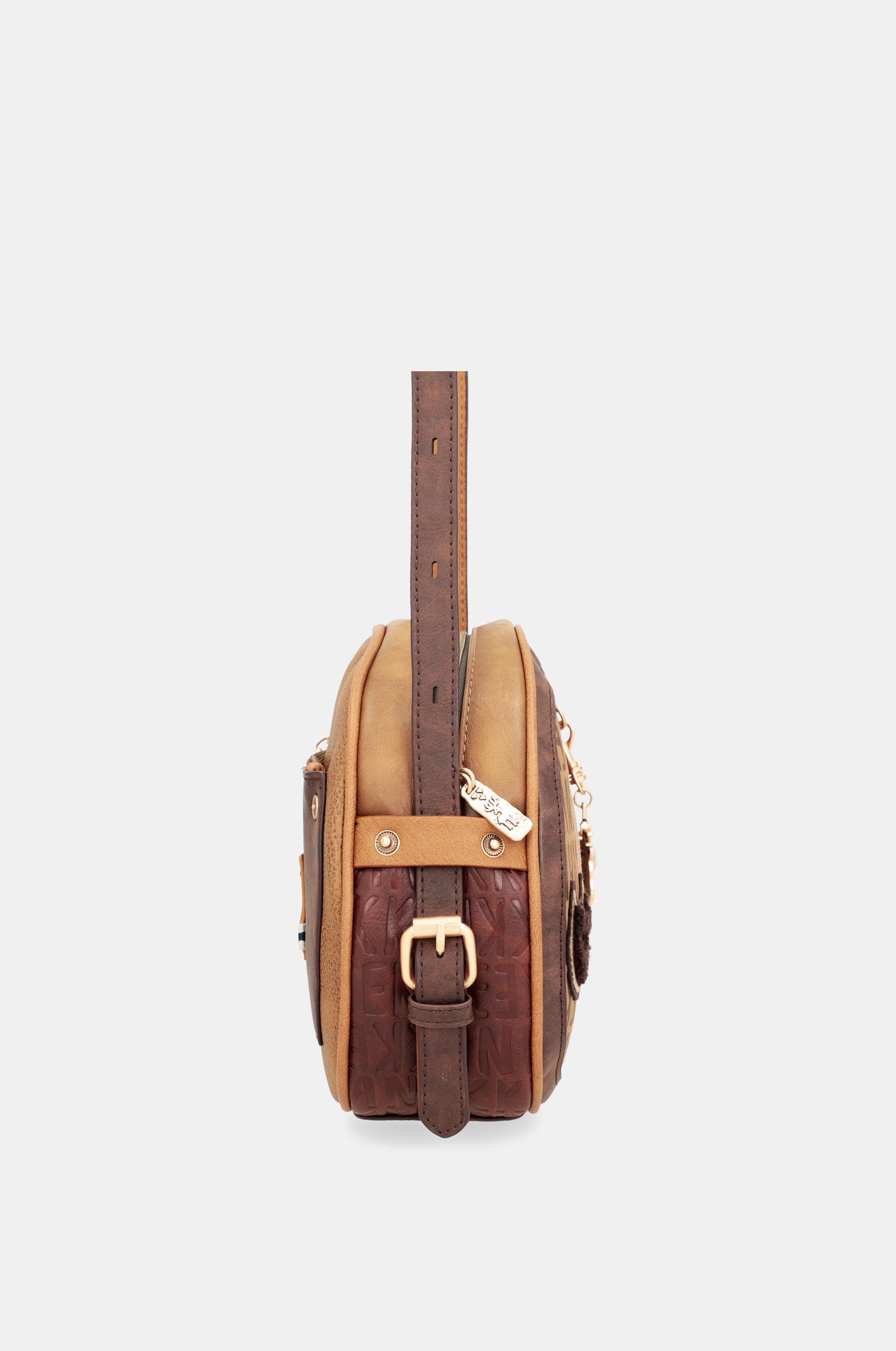 Round shoulder bag with Urban logo