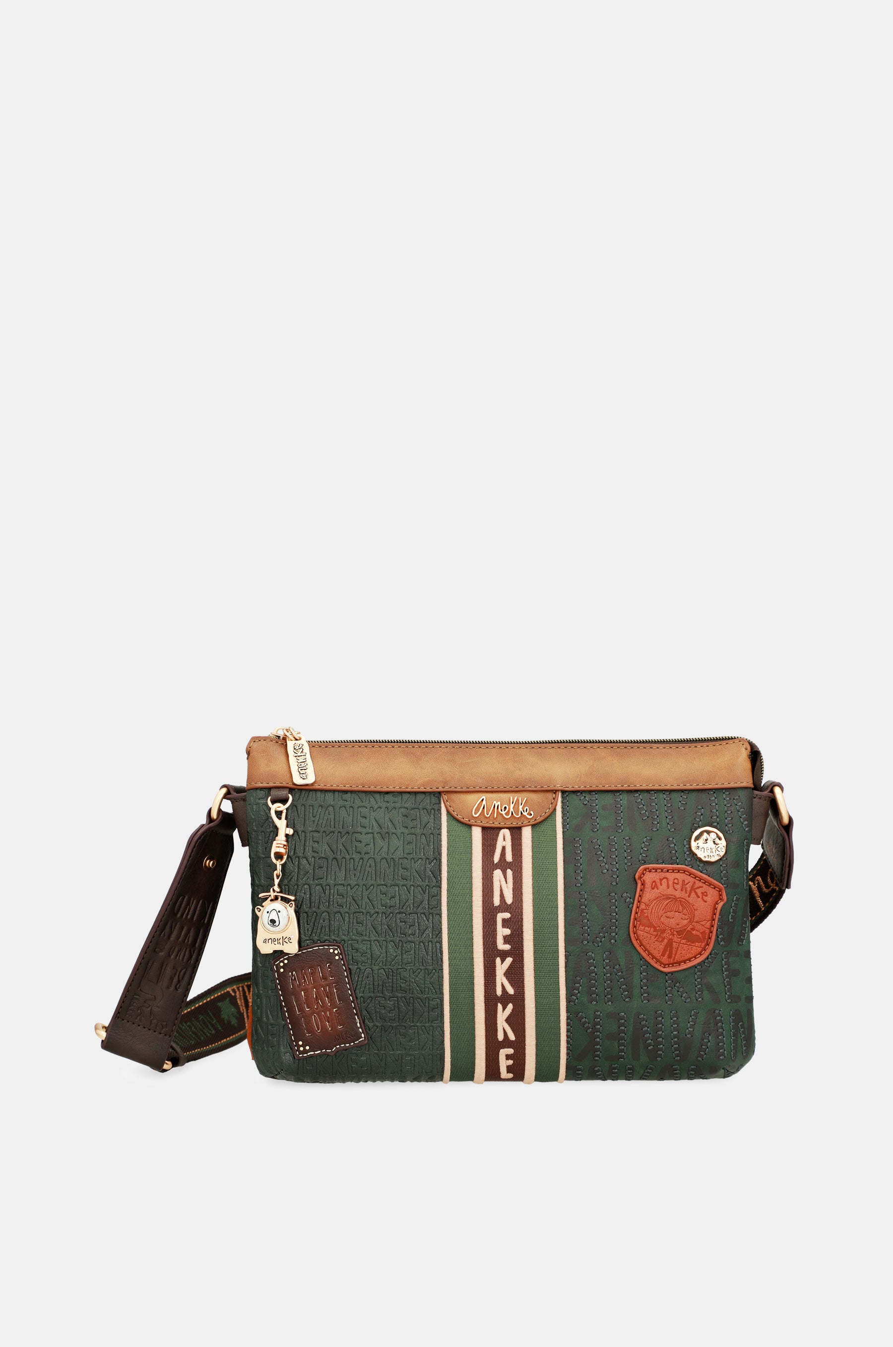 Urban double compartment shoulder bag