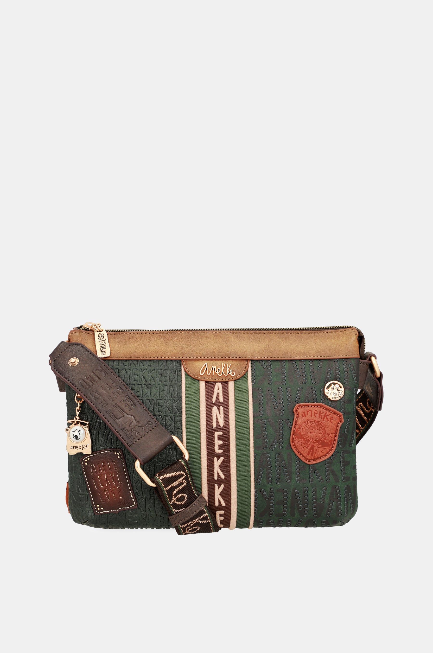 Urban double compartment shoulder bag