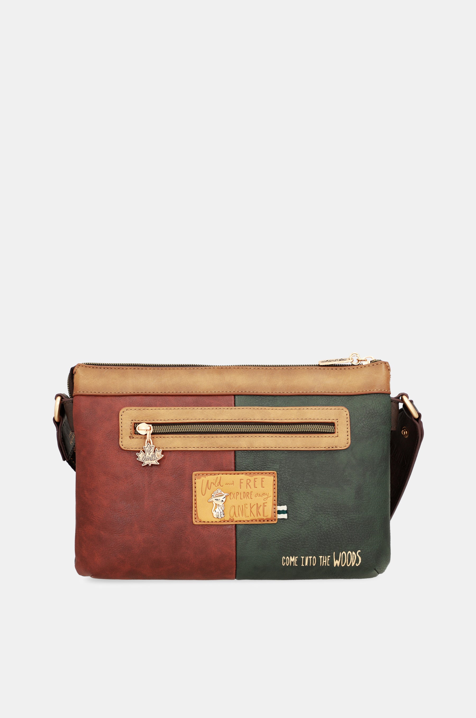 Urban double compartment shoulder bag