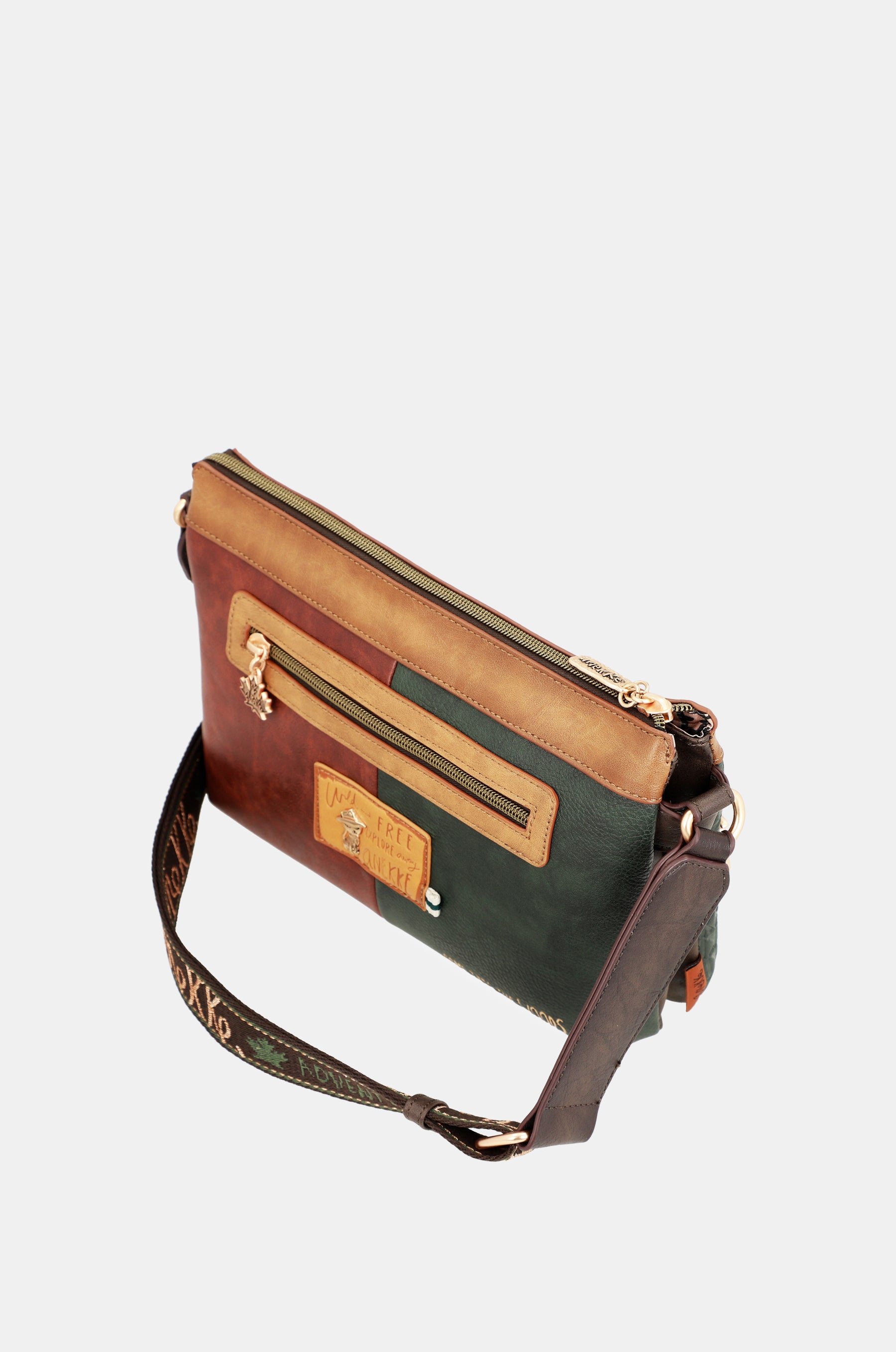 Urban double compartment shoulder bag