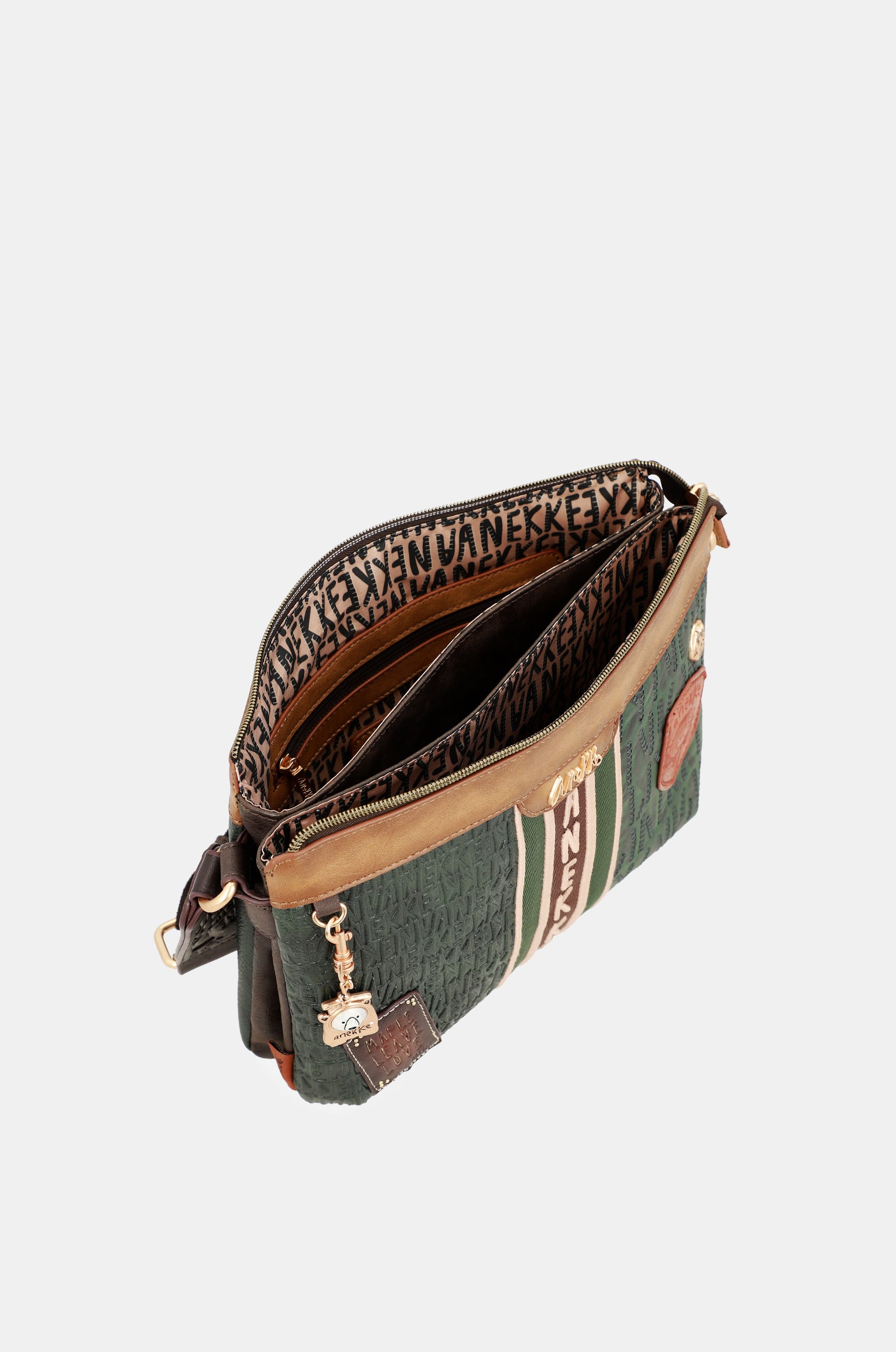Urban double compartment shoulder bag
