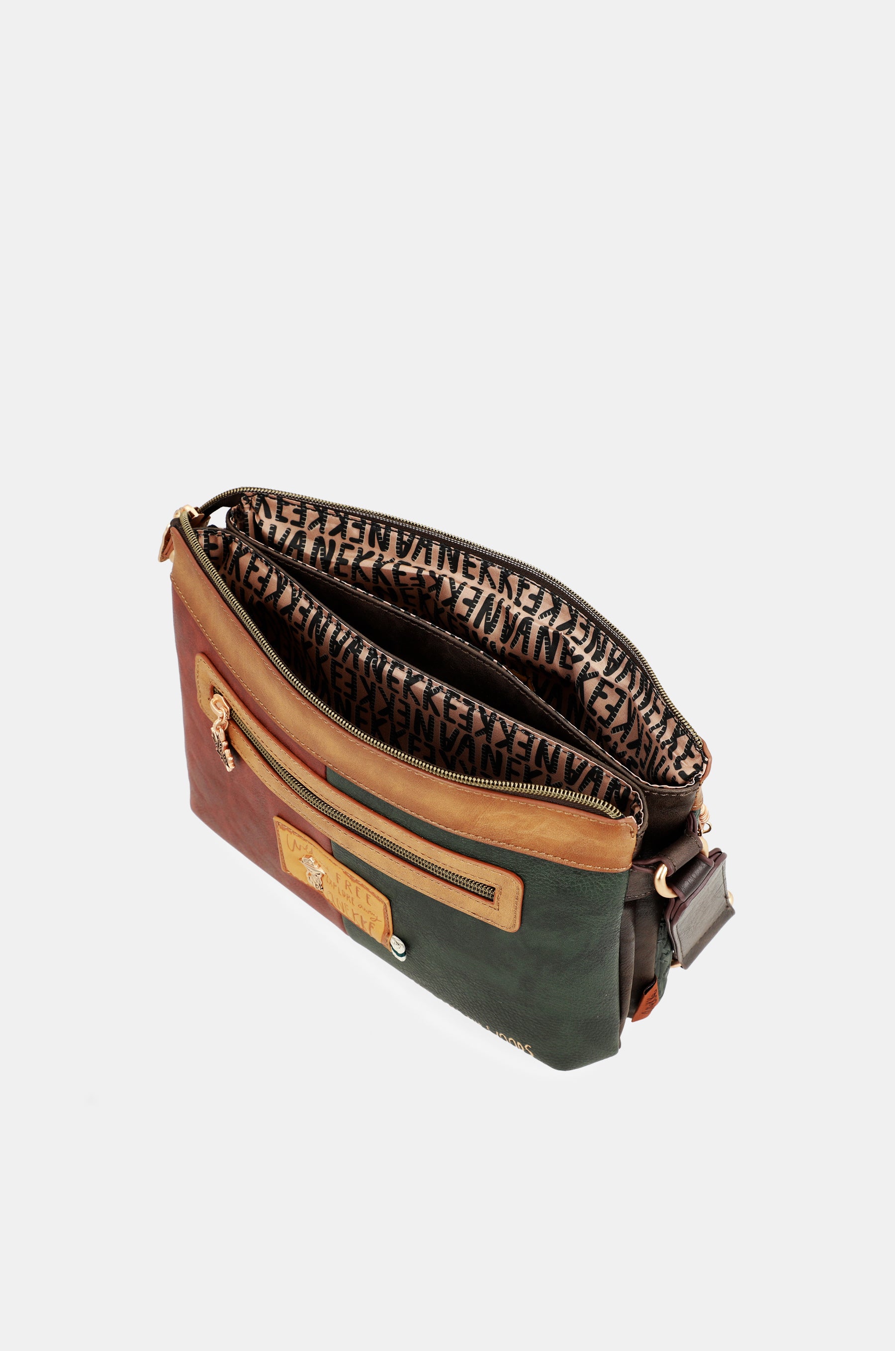 Urban double compartment shoulder bag