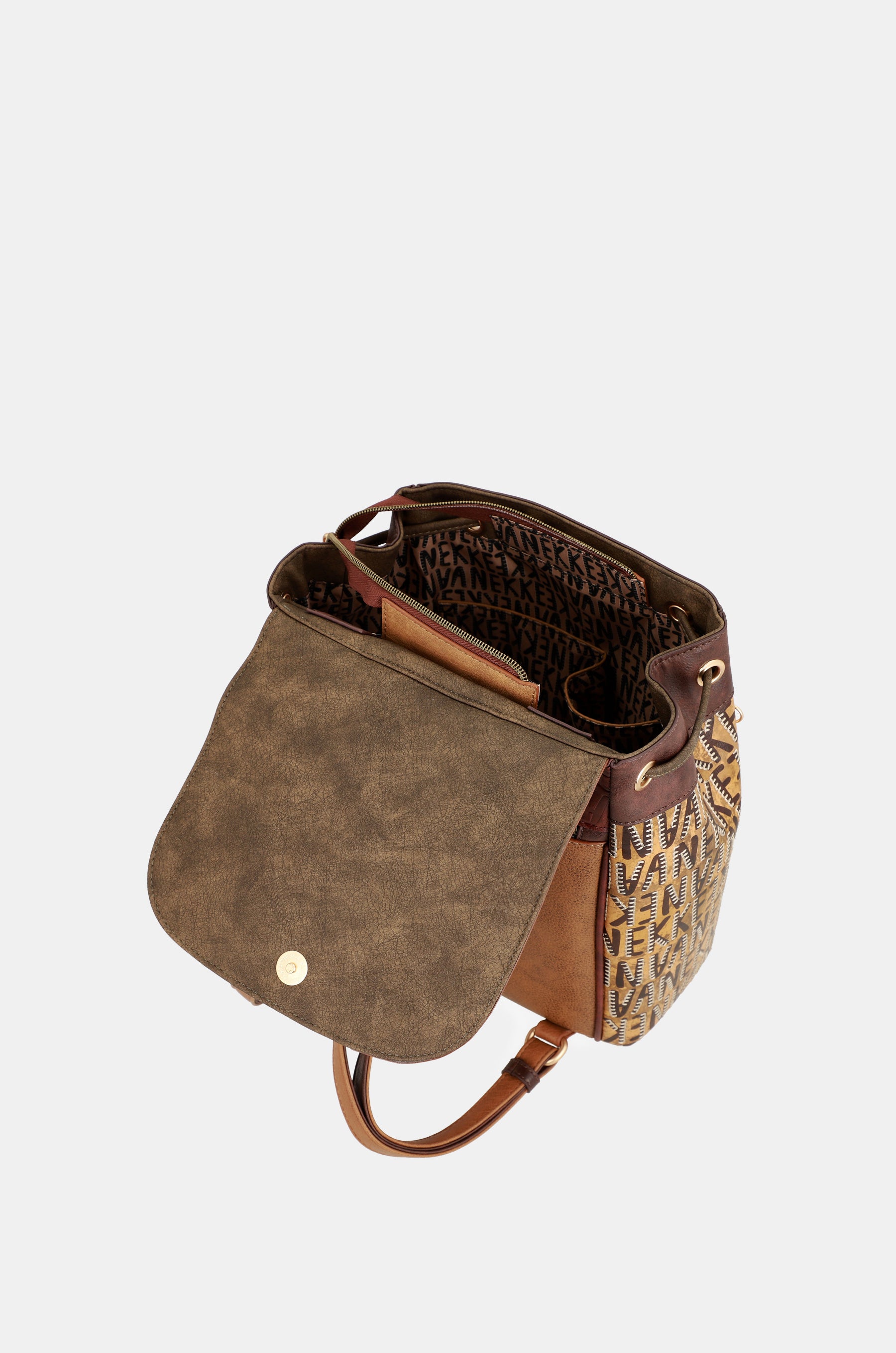 Urban backpack with flap