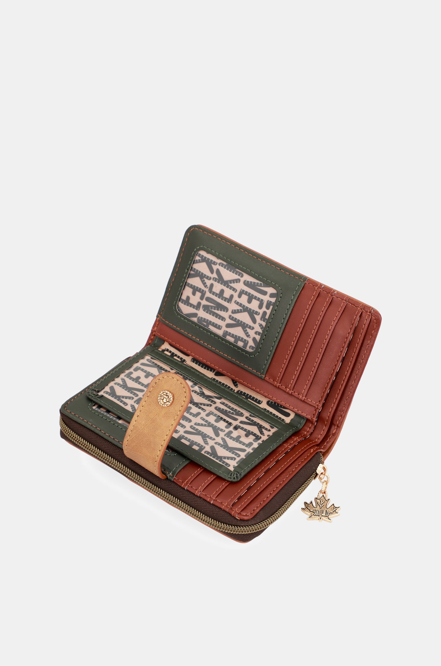 Urban green medium wallet