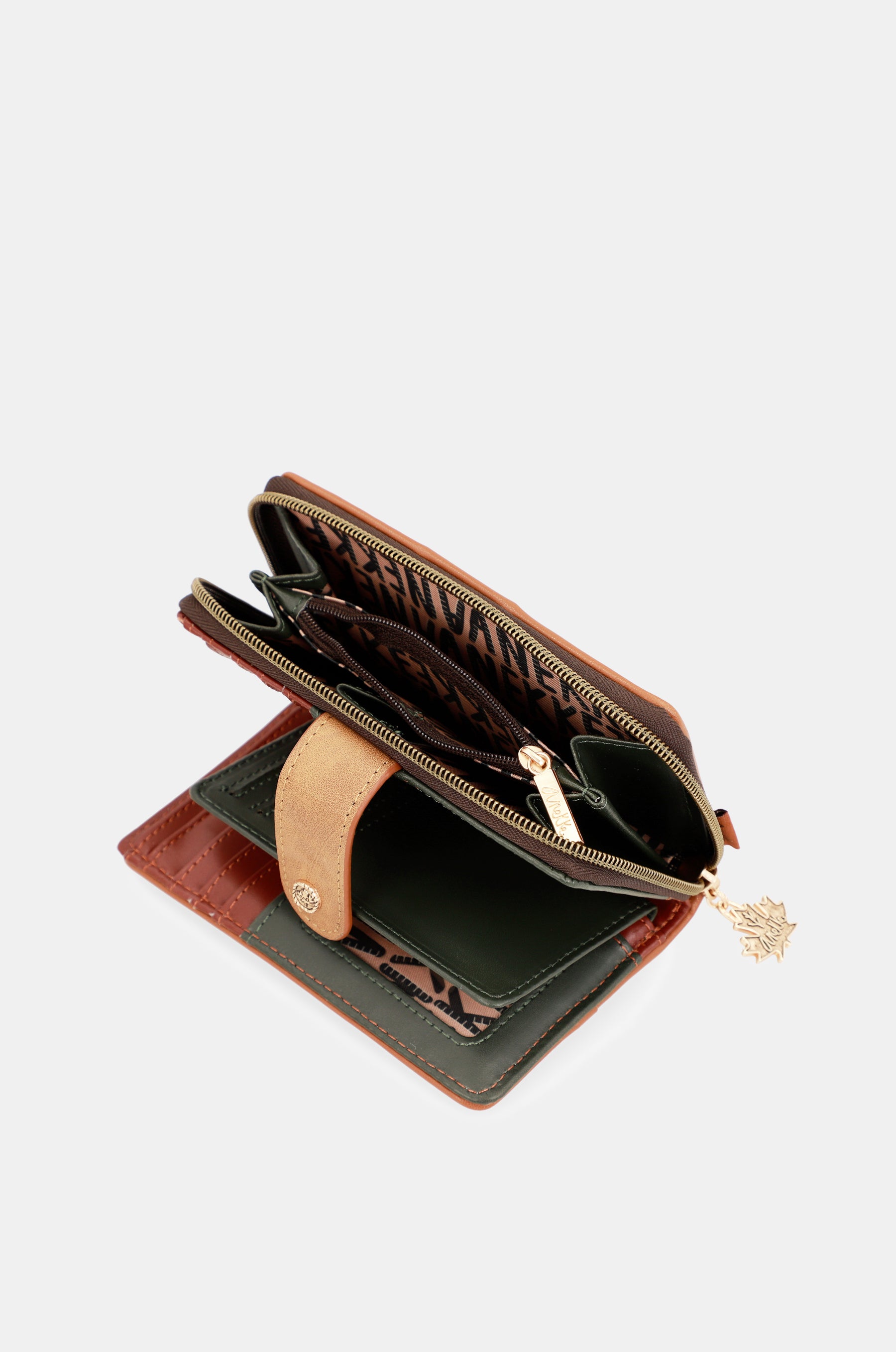 Urban green medium wallet
