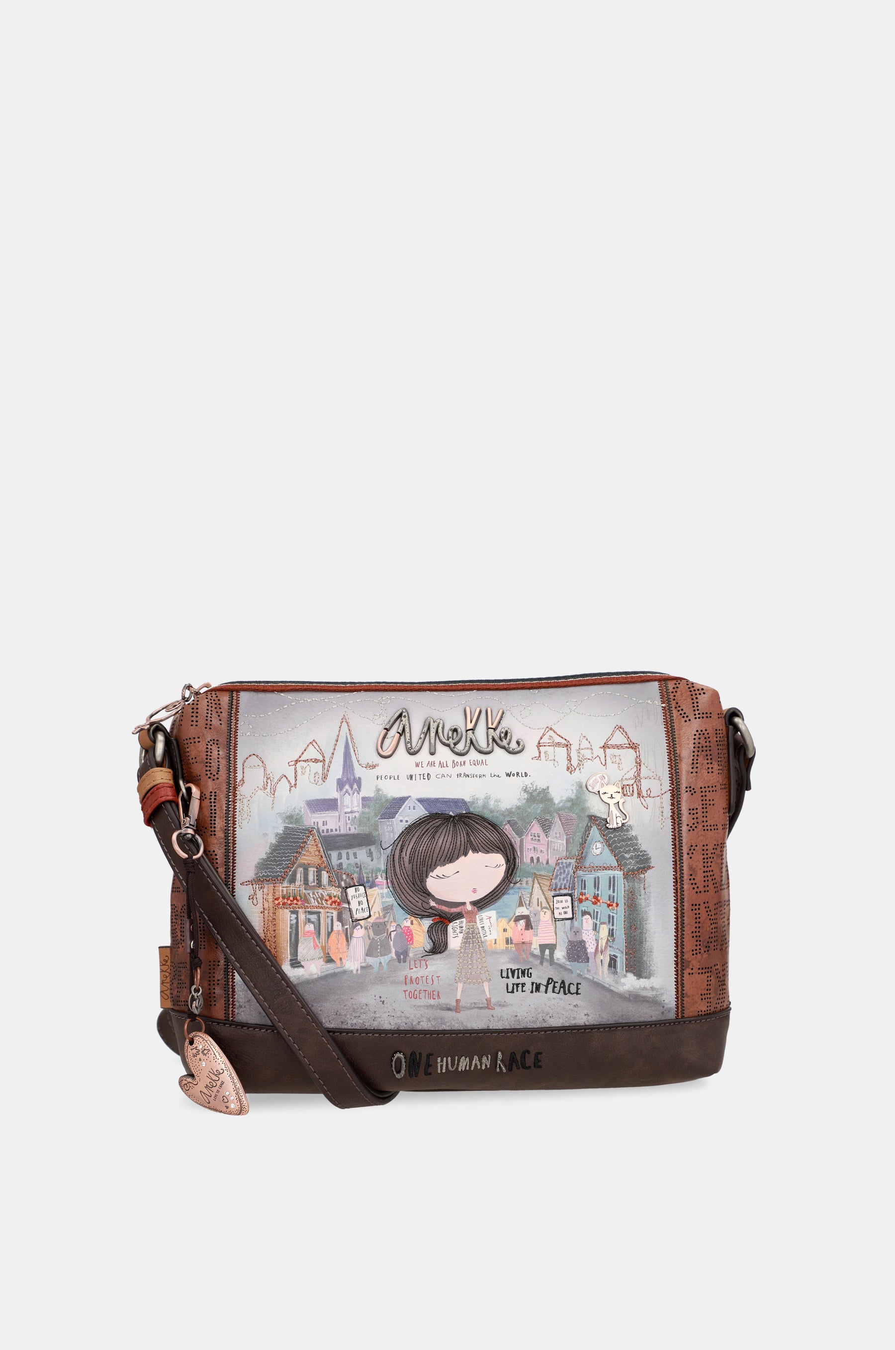 Printed shoulder bag Voice