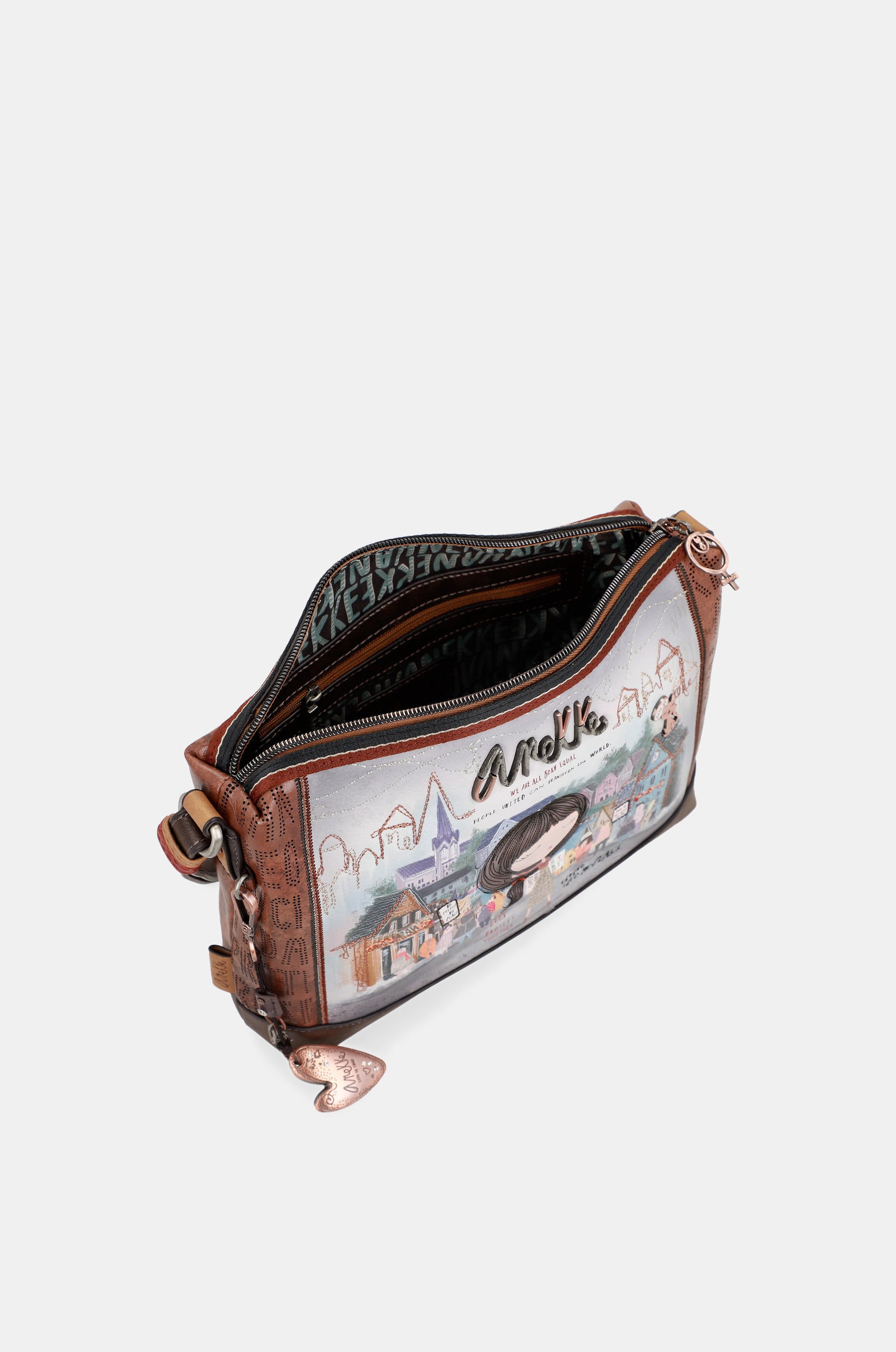 Printed shoulder bag Voice