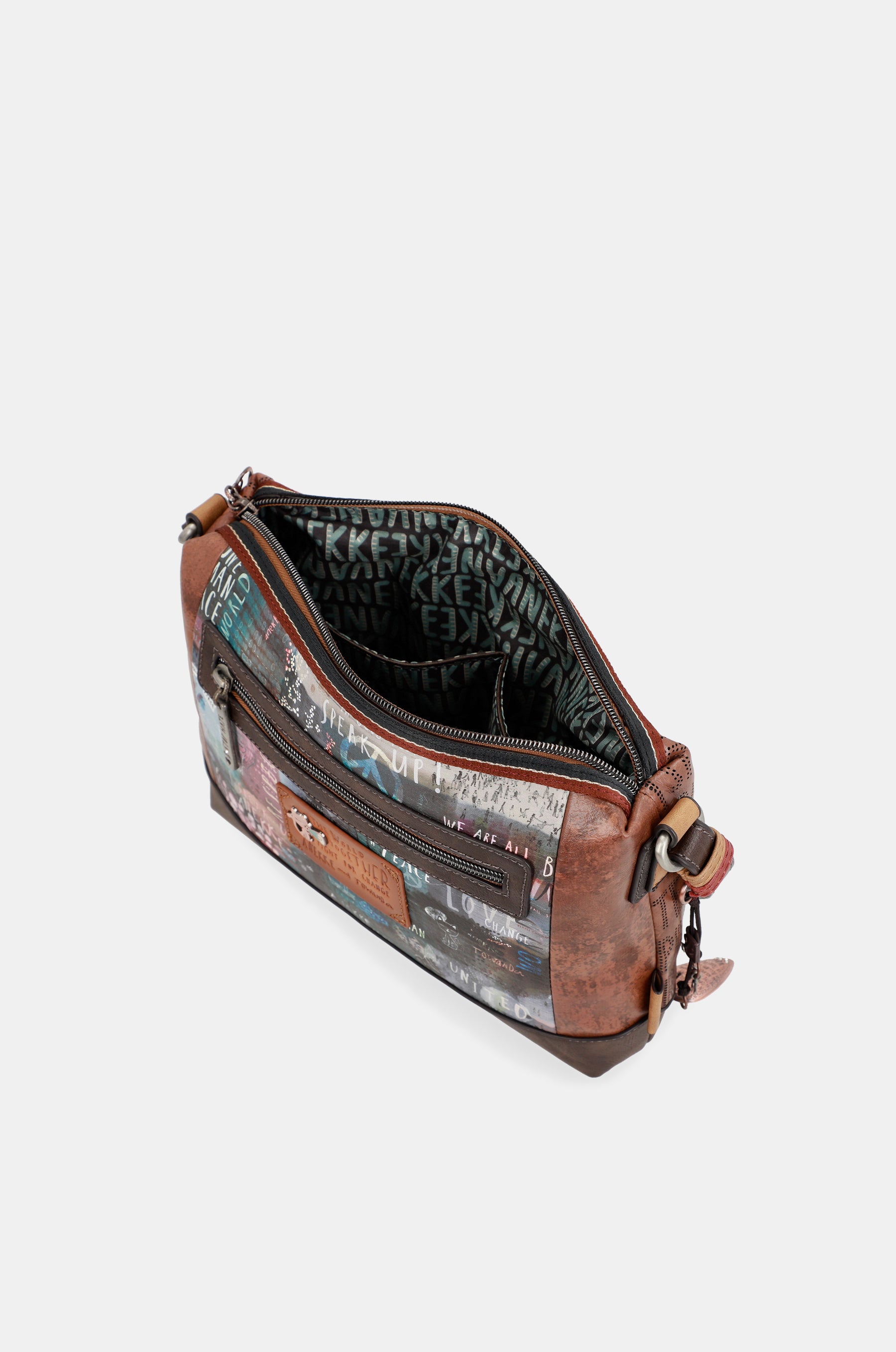 Printed shoulder bag Voice