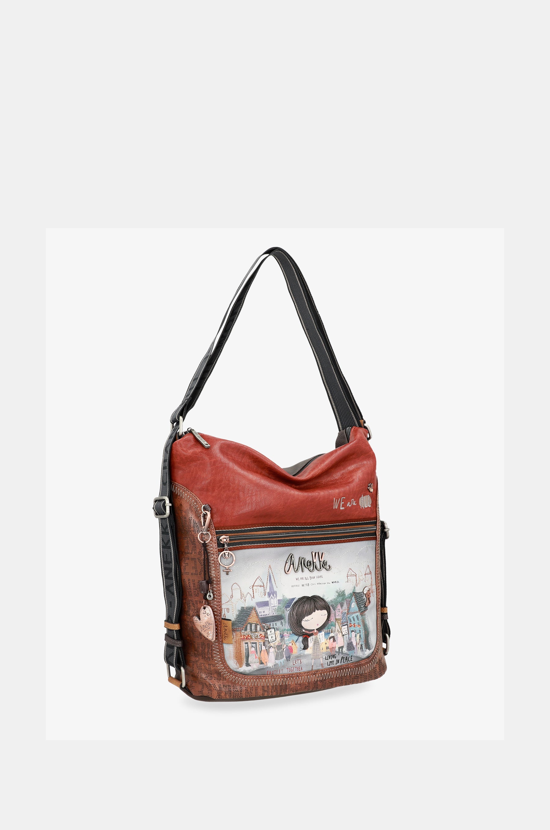 Shoulder bag convertible into a backpack Voice