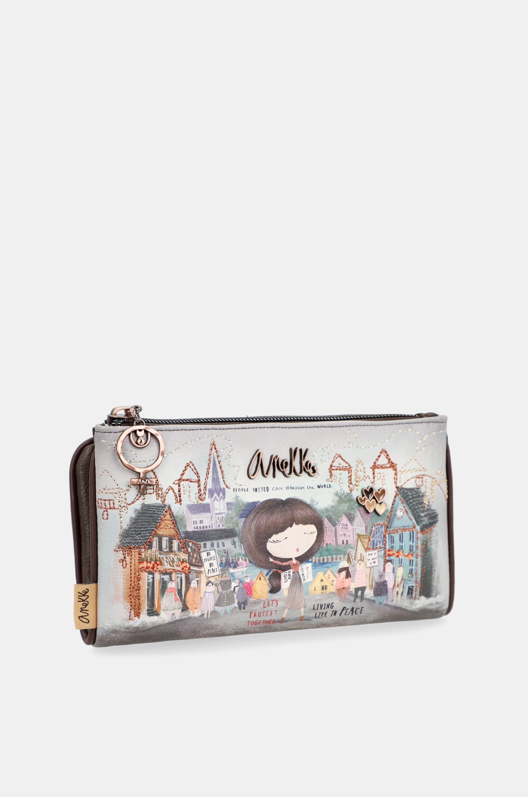 Large flexible material wallet Voice