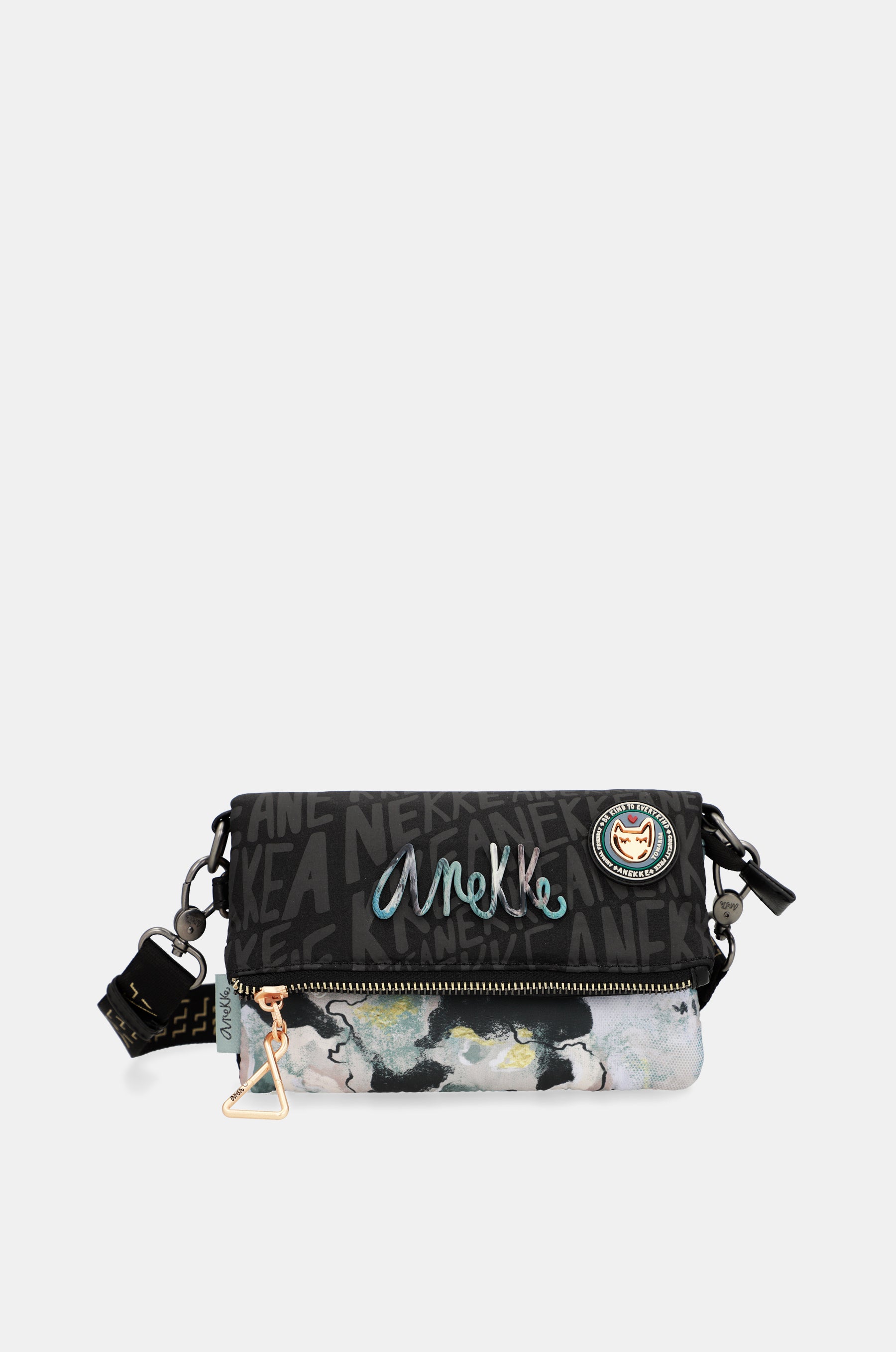 Nature Woods flap shoulder bag