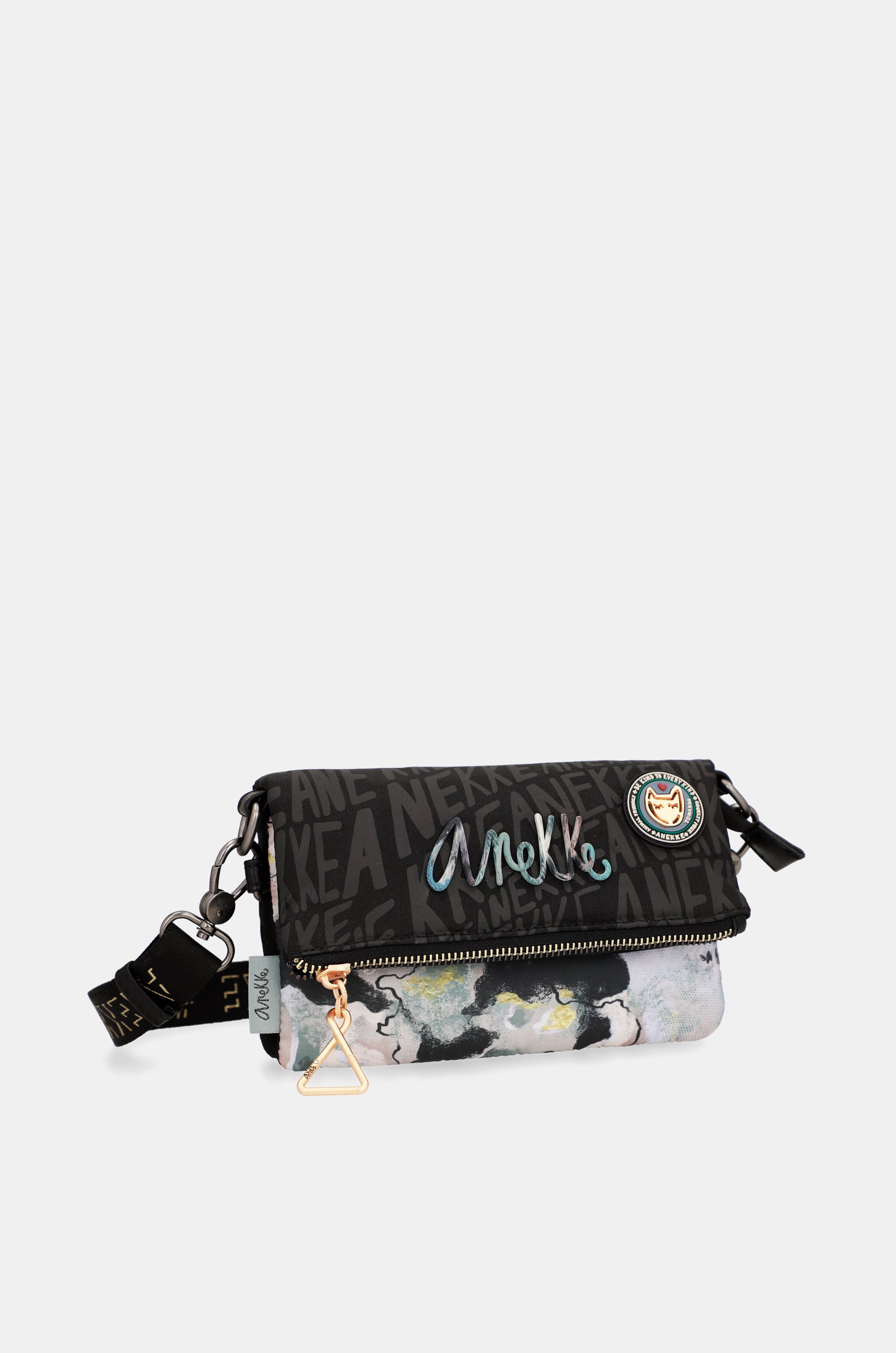 Nature Woods flap shoulder bag