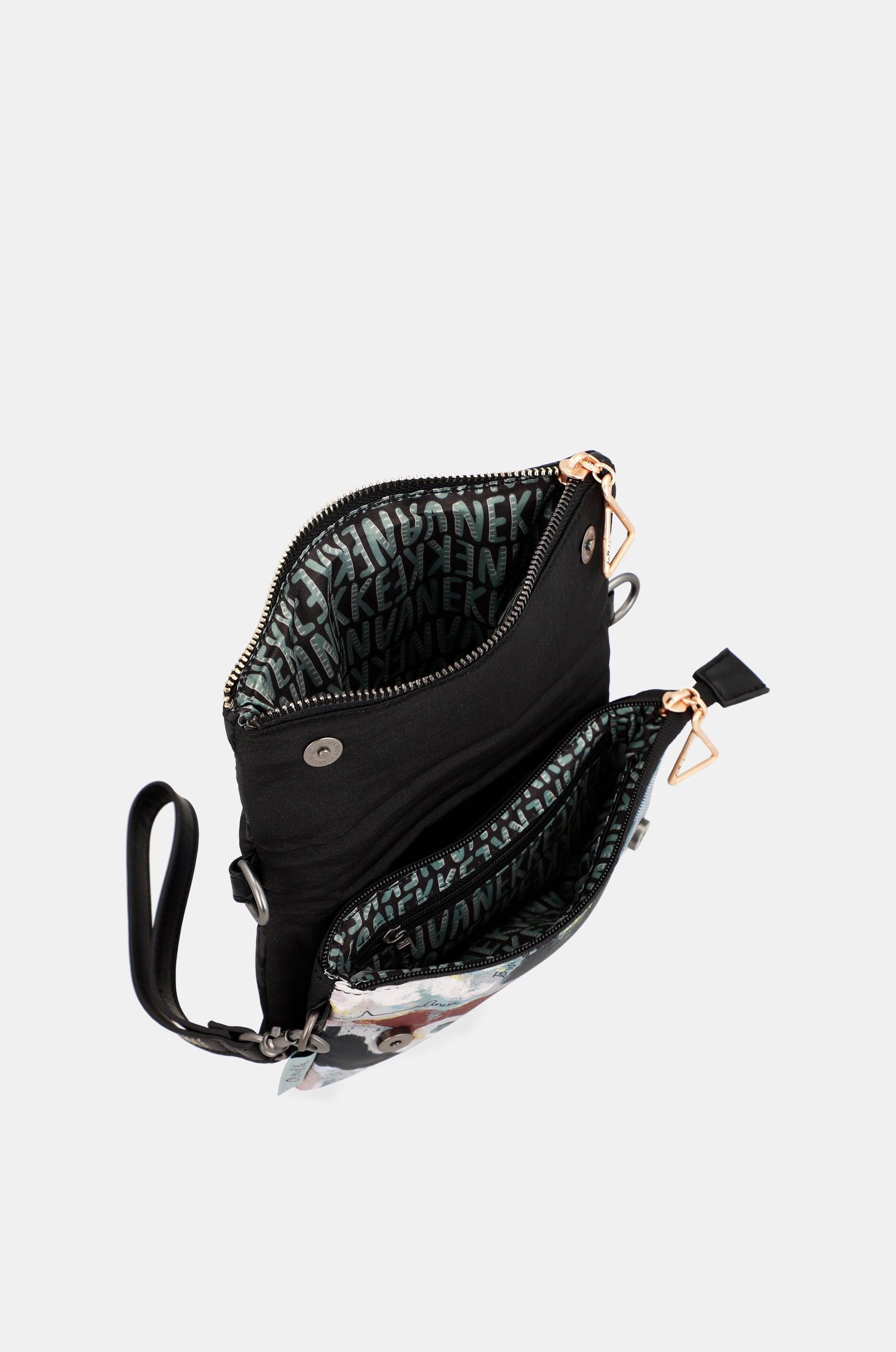 Nature Woods flap shoulder bag