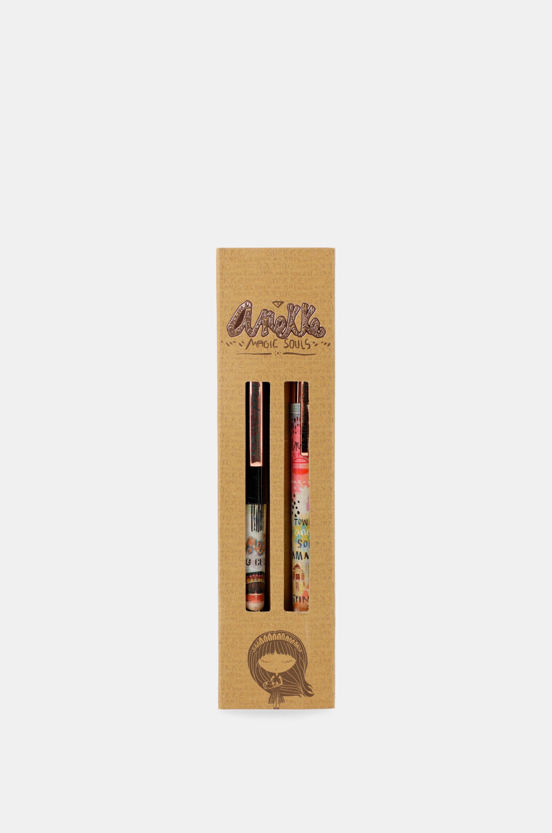 Menire ballpoint pen plus mechanical pencil set