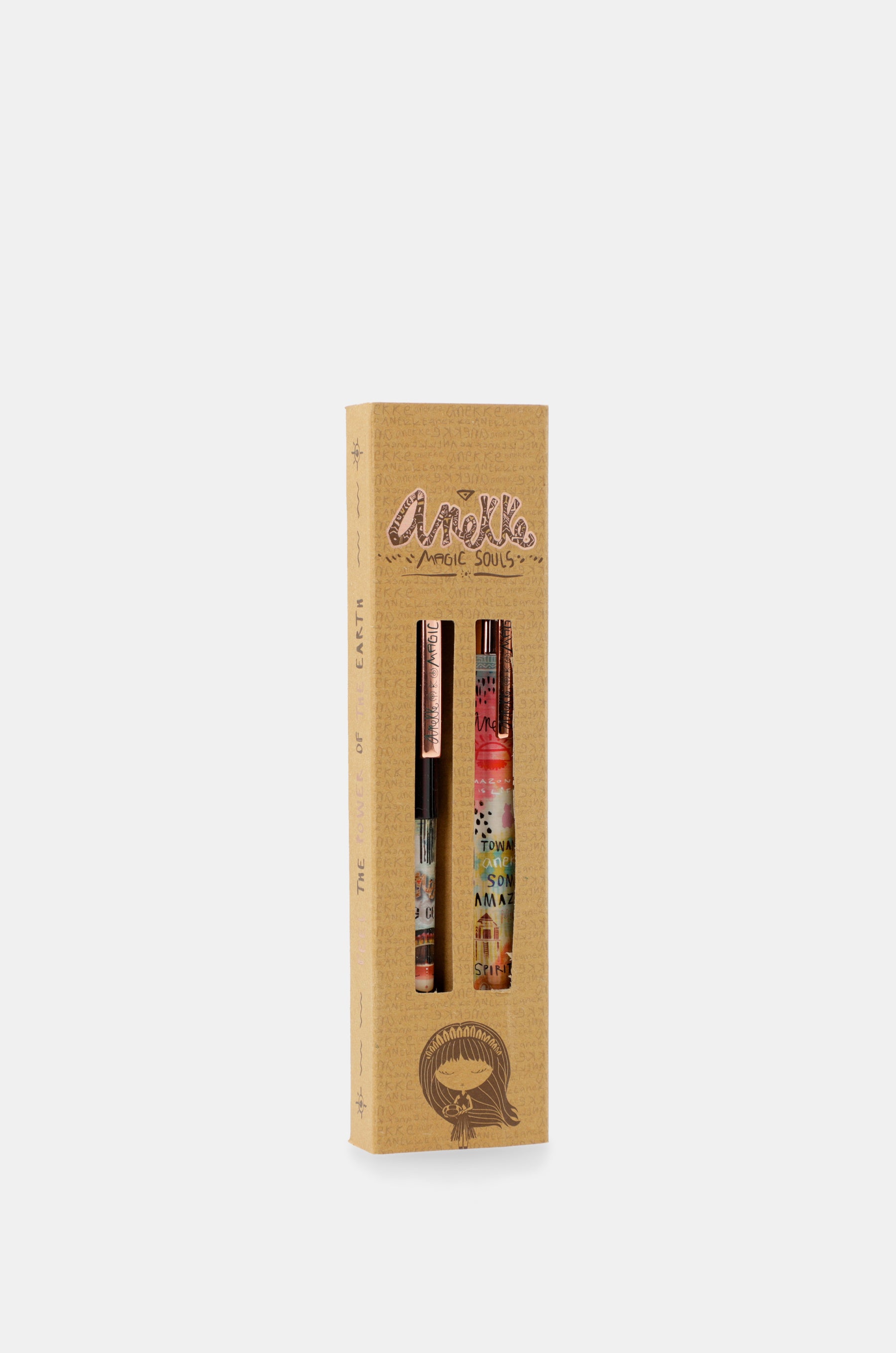 Menire ballpoint pen plus mechanical pencil set