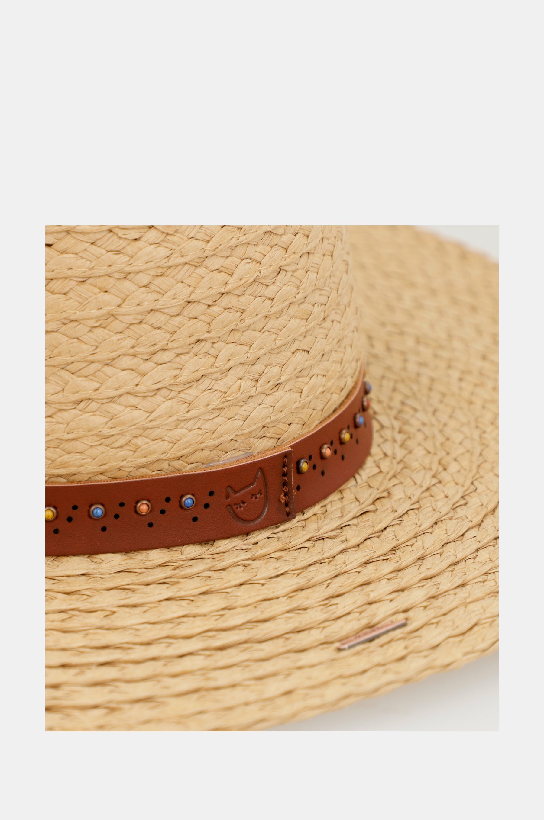Toasted raffia hat