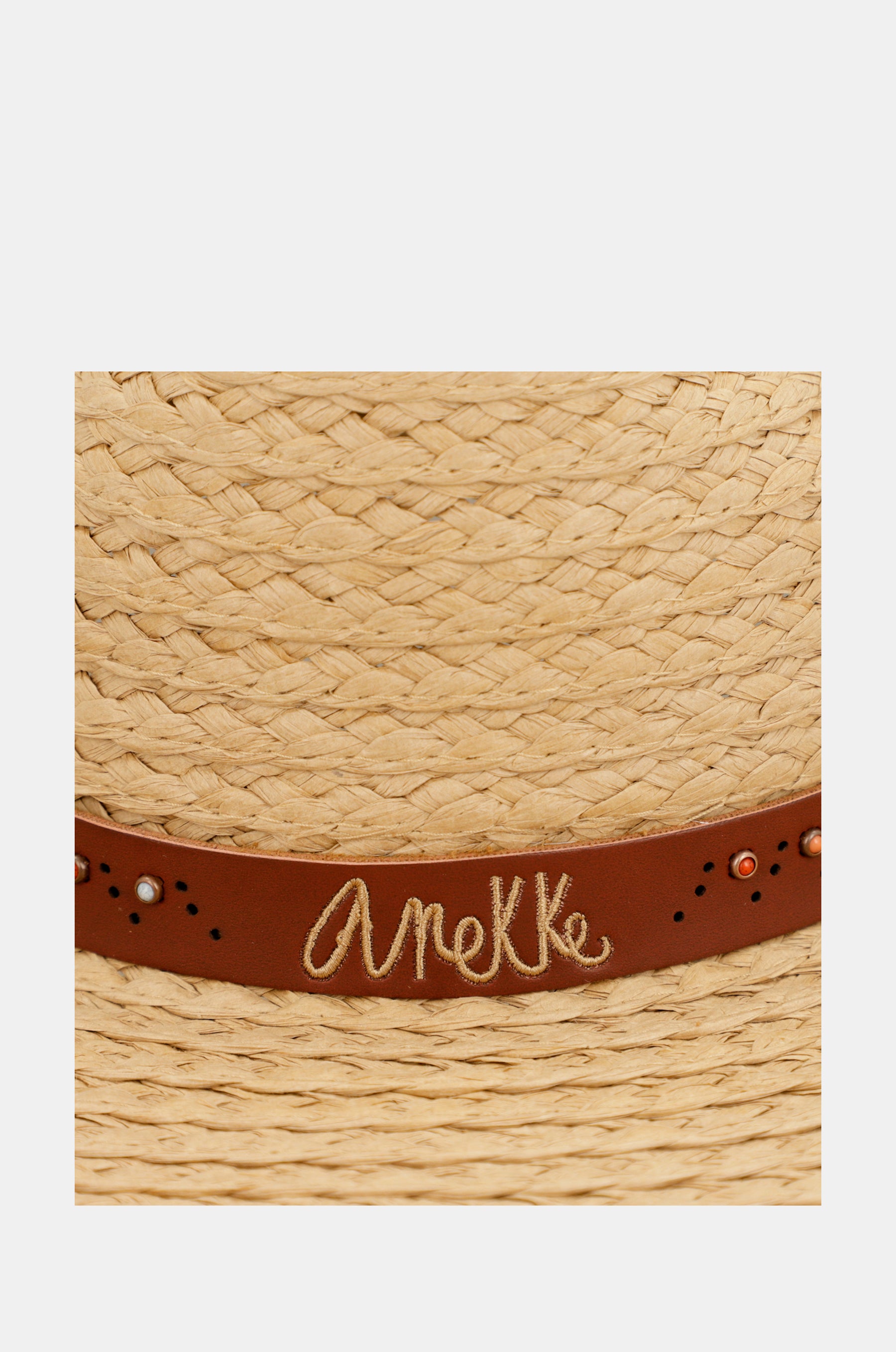 Toasted raffia hat