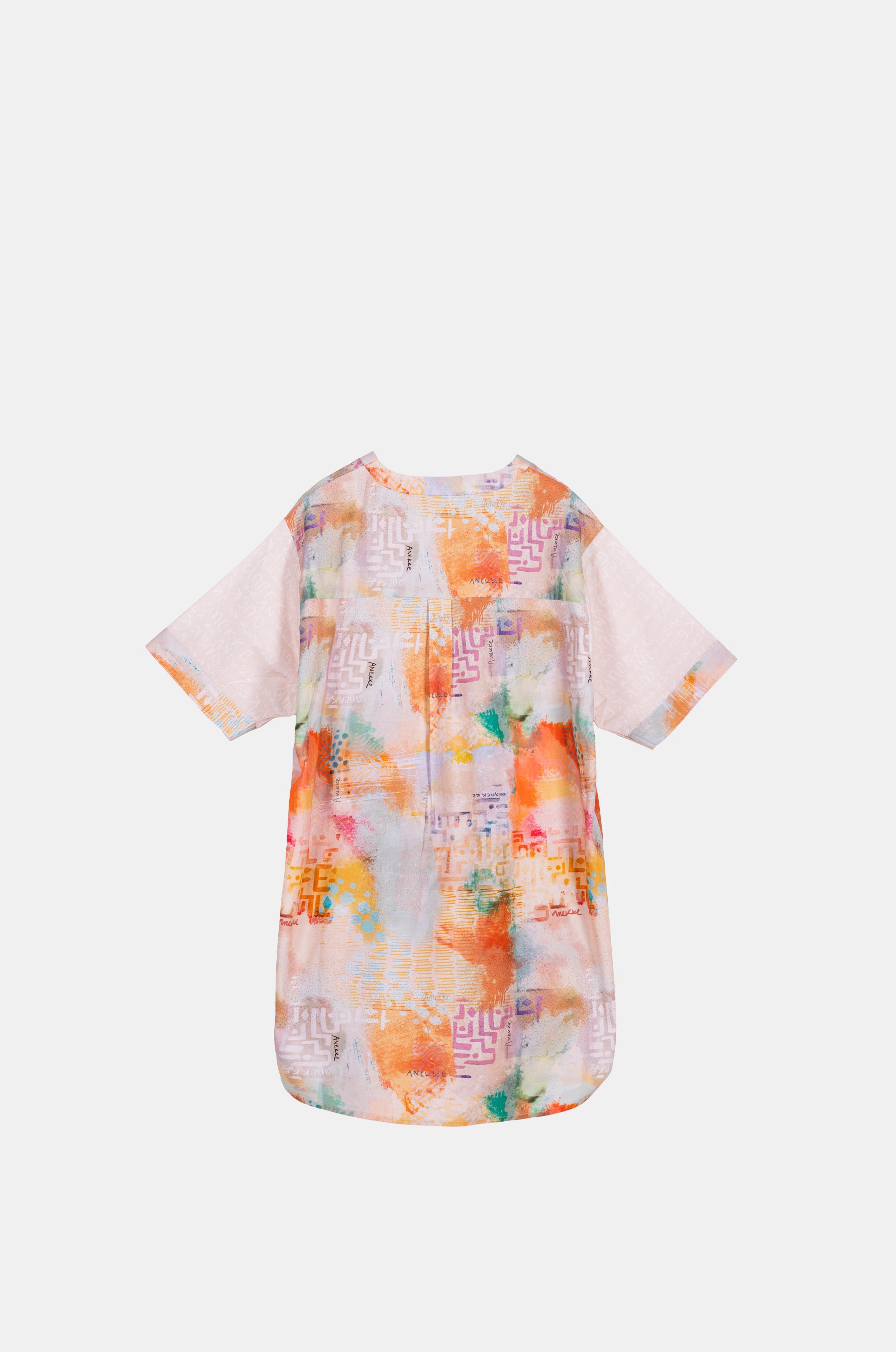 Printed short dress