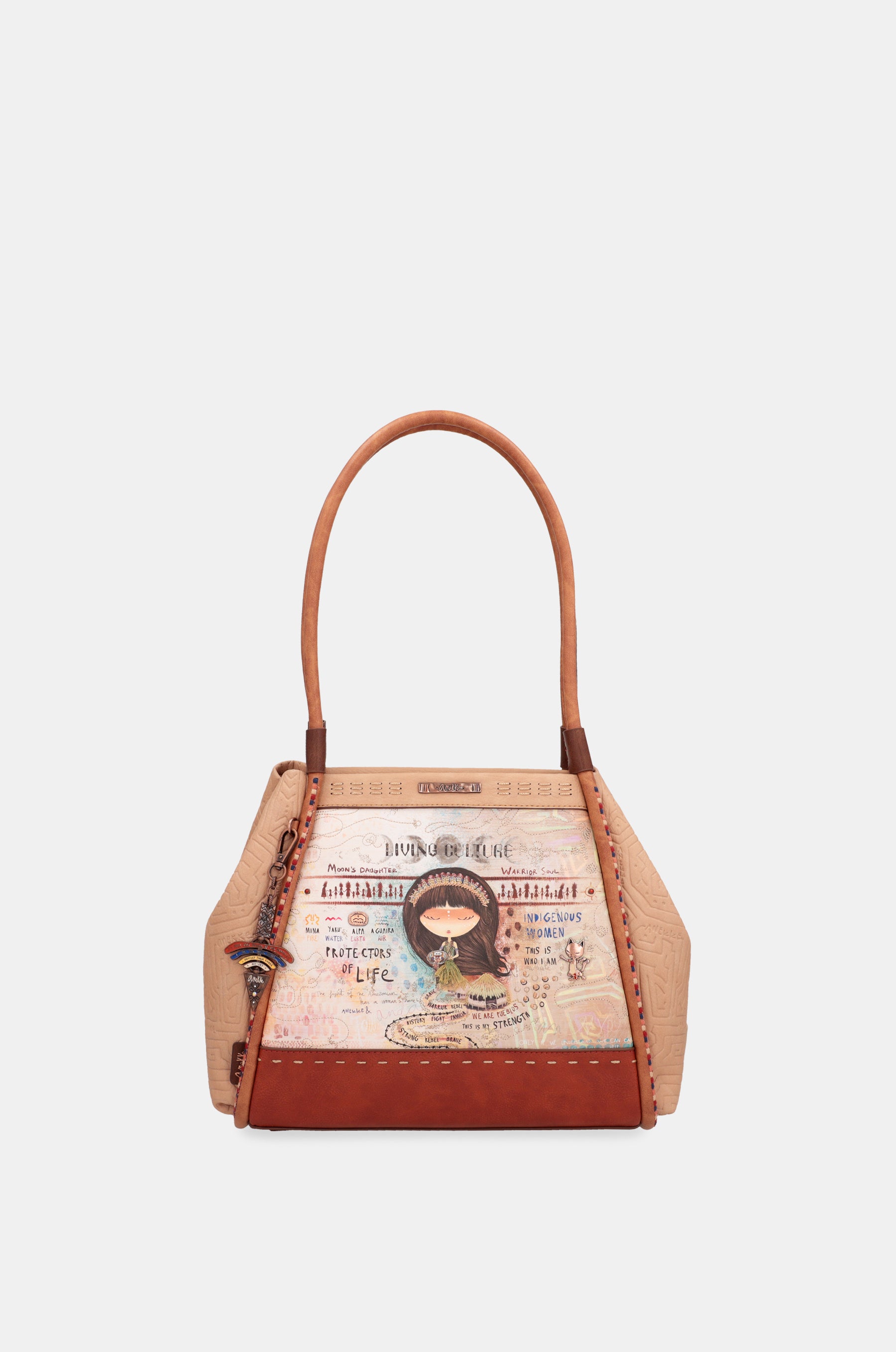 Menire trianglular tote bag