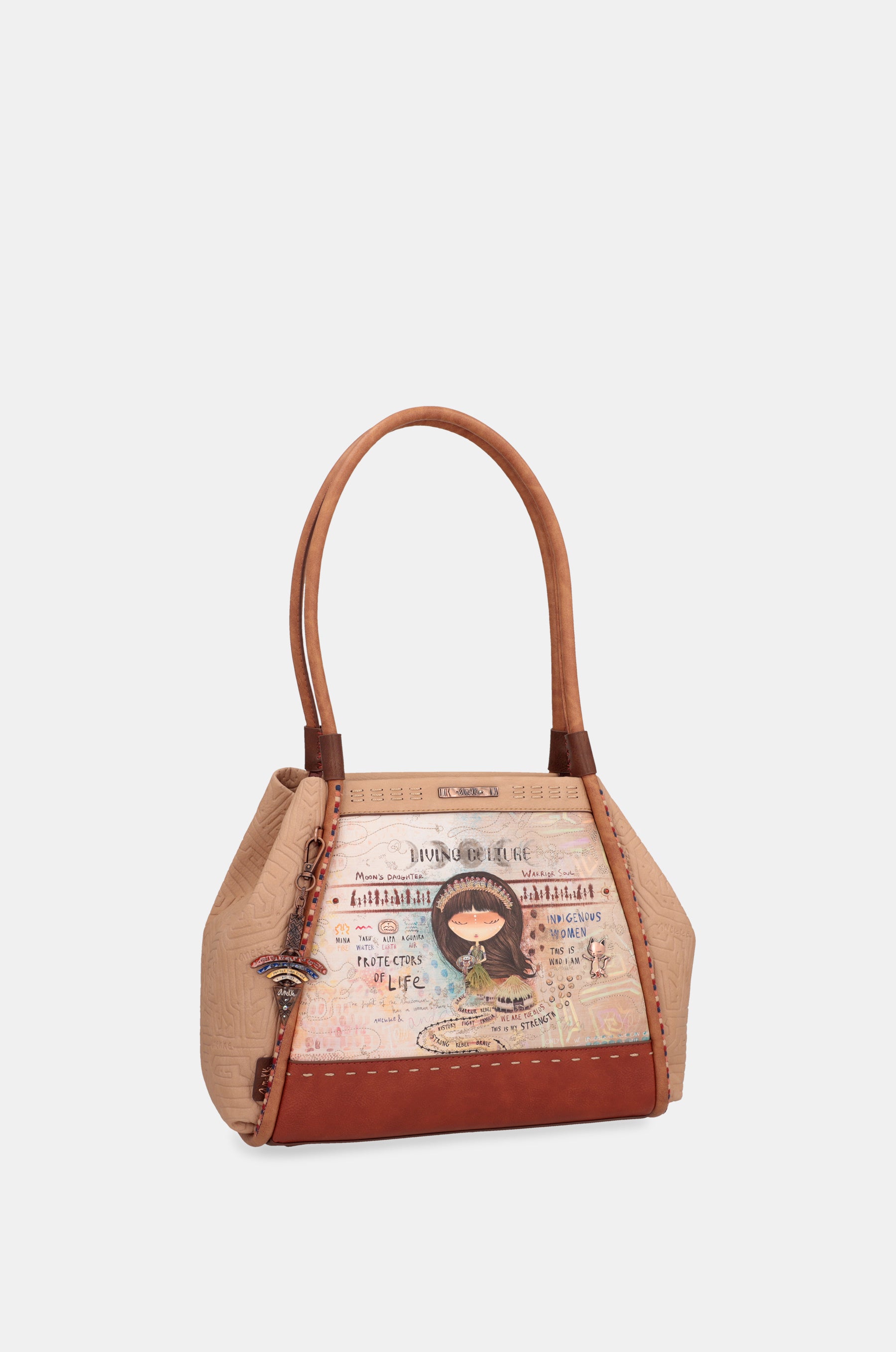 Menire trianglular tote bag