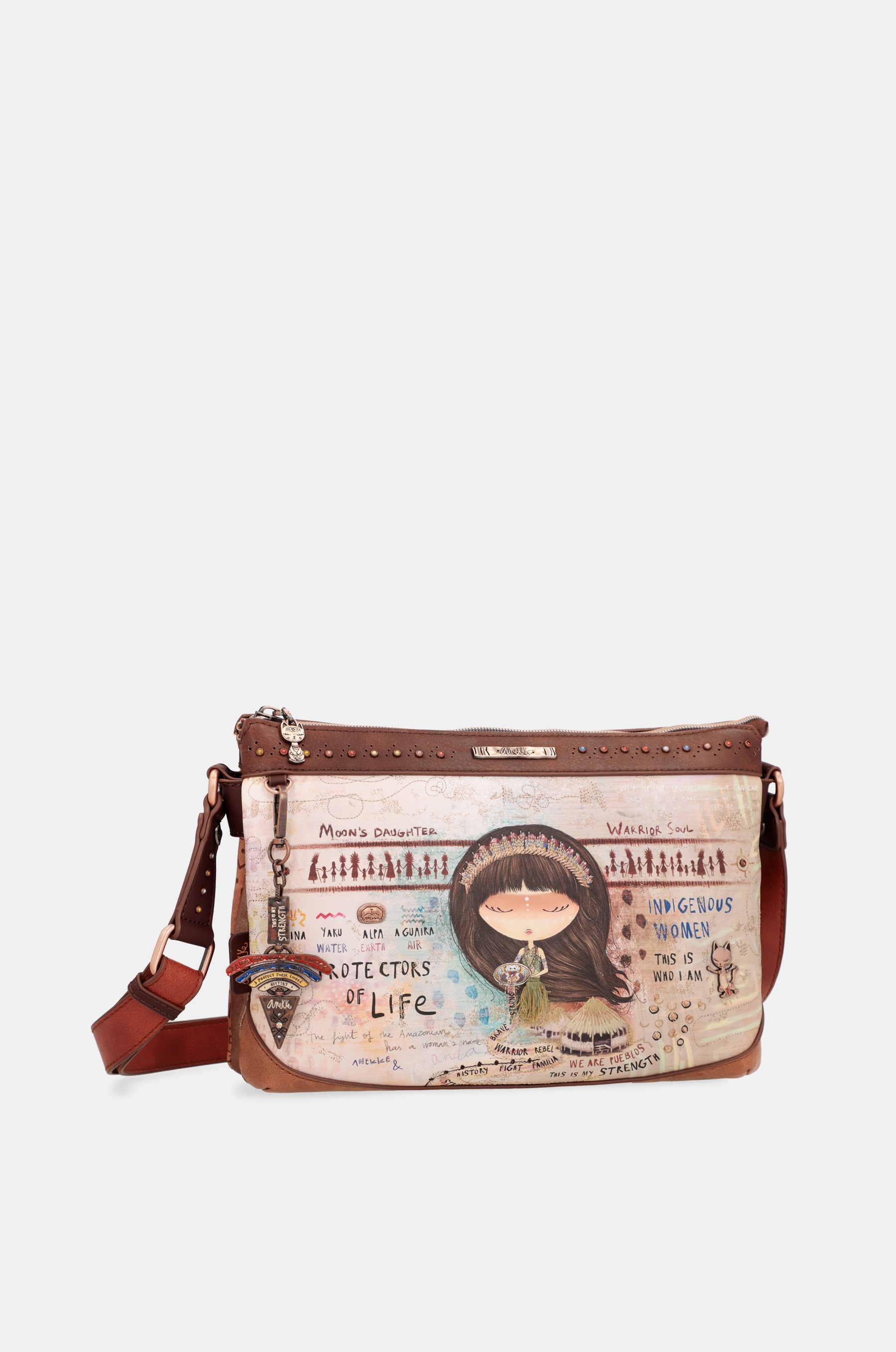 Menire crossbody bag with 2 compartments