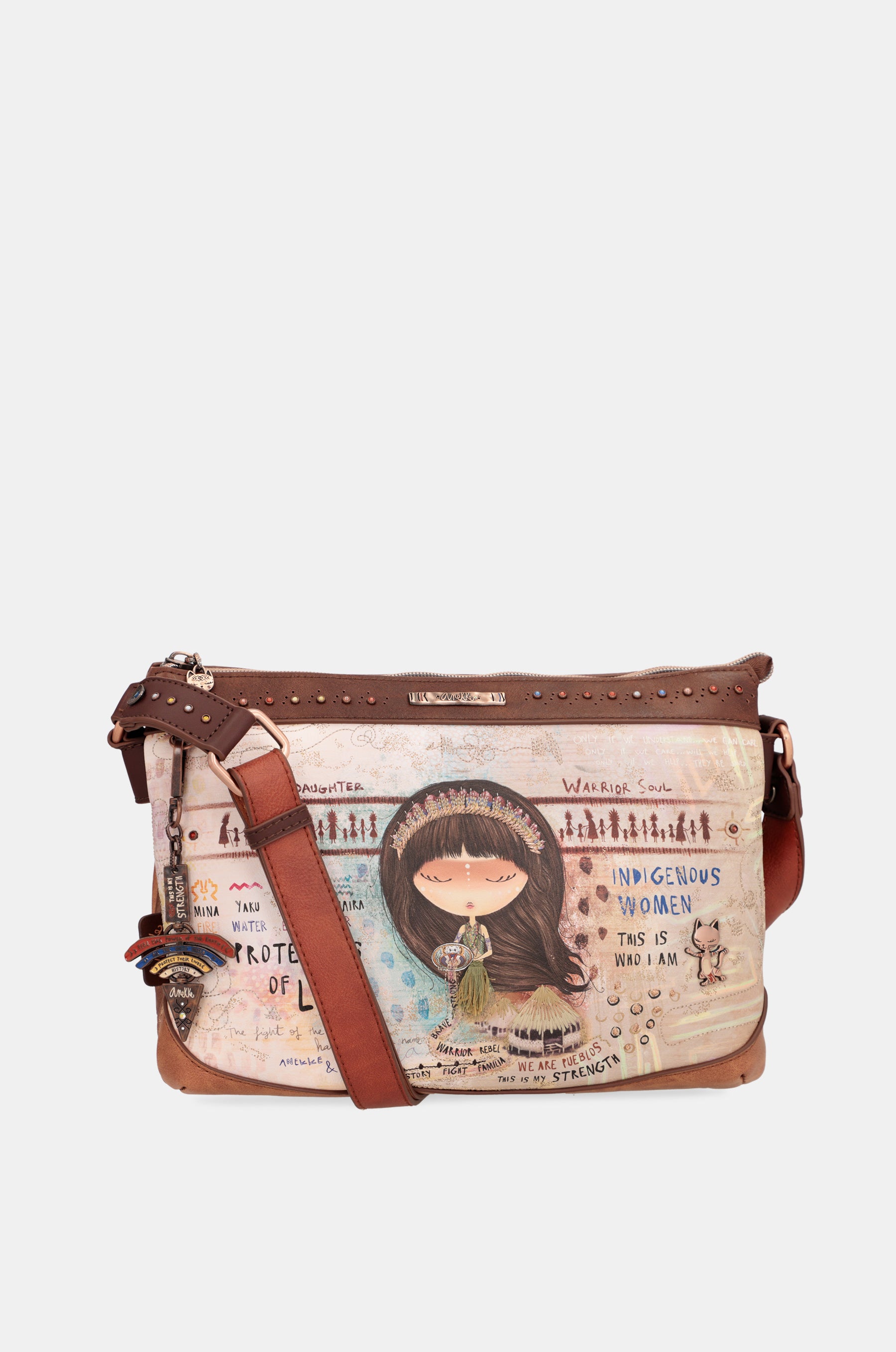 Menire crossbody bag with 2 compartments